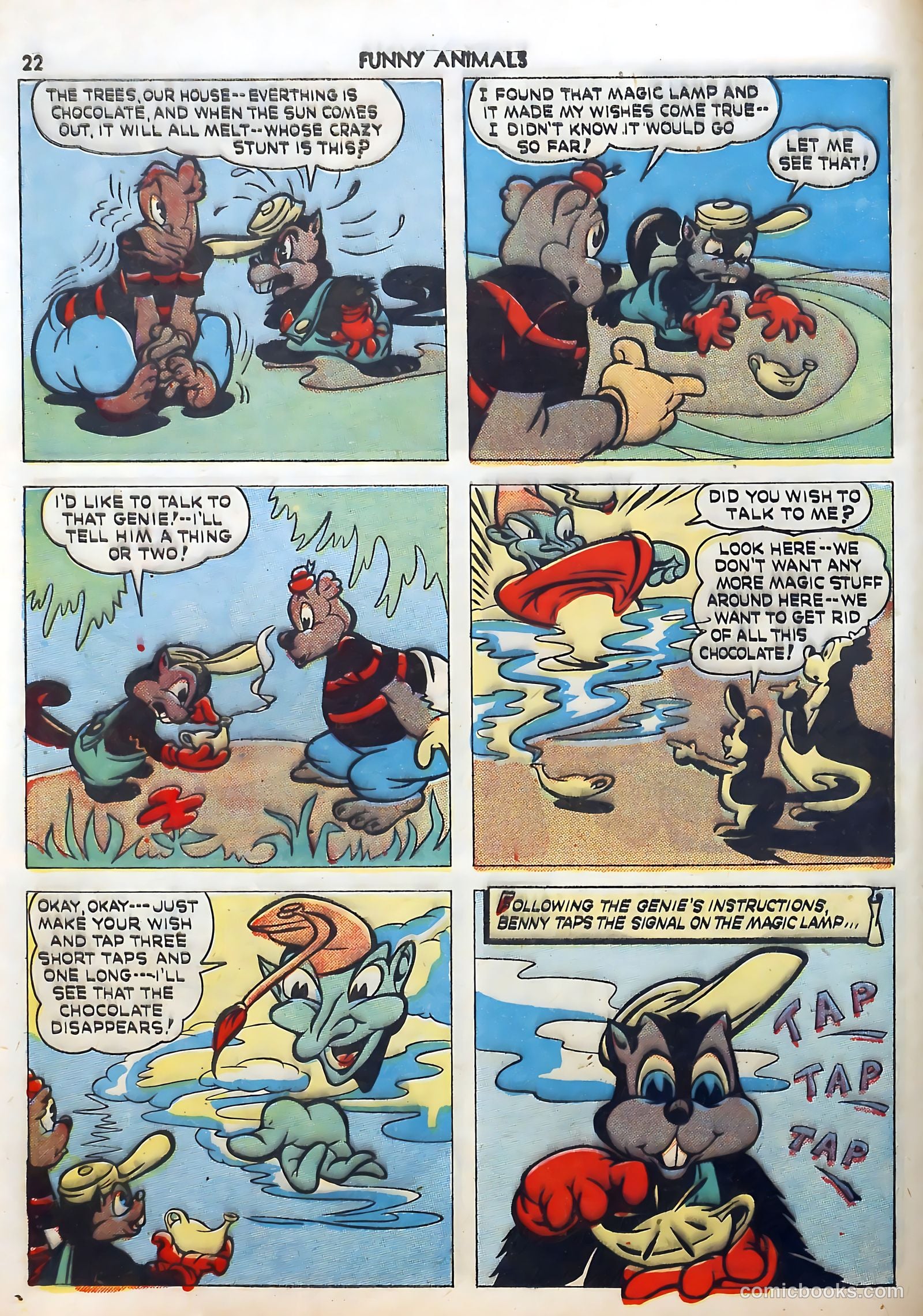 Fawcett's Funny Animals #5 (1943) — page 22 of 68