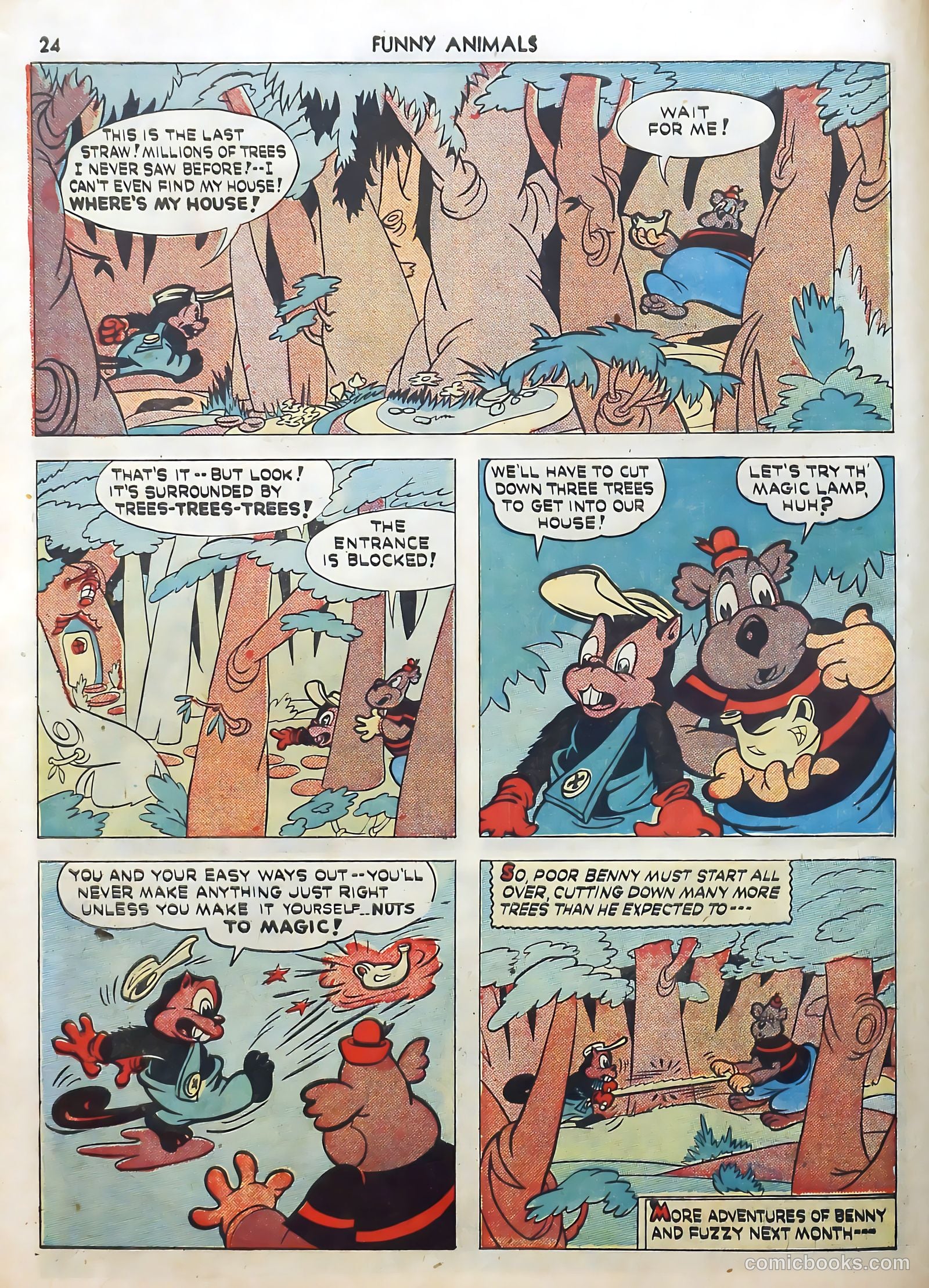 Fawcett's Funny Animals #5 (1943) — page 24 of 68