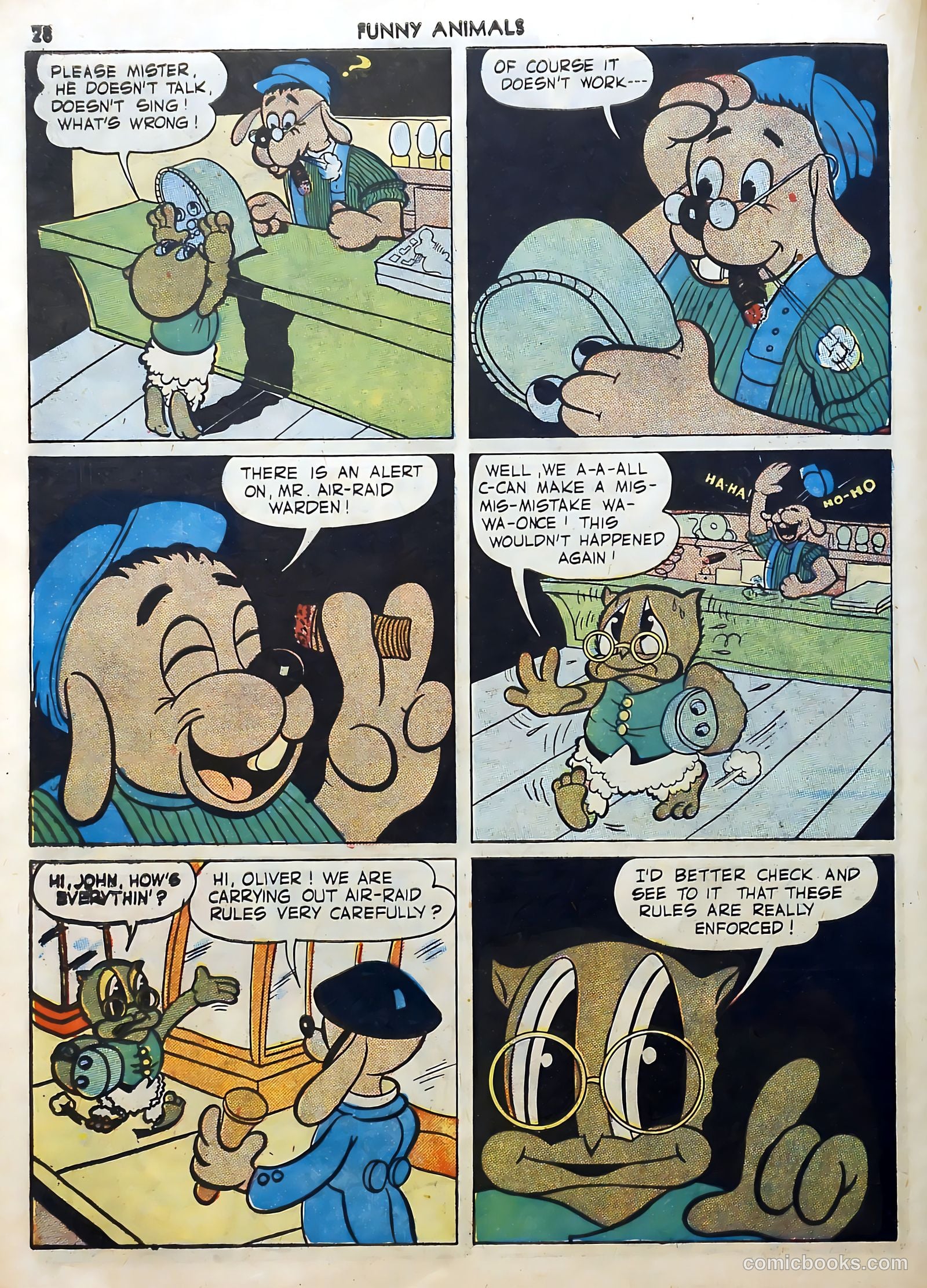 Fawcett's Funny Animals #5 (1943) — page 28 of 68