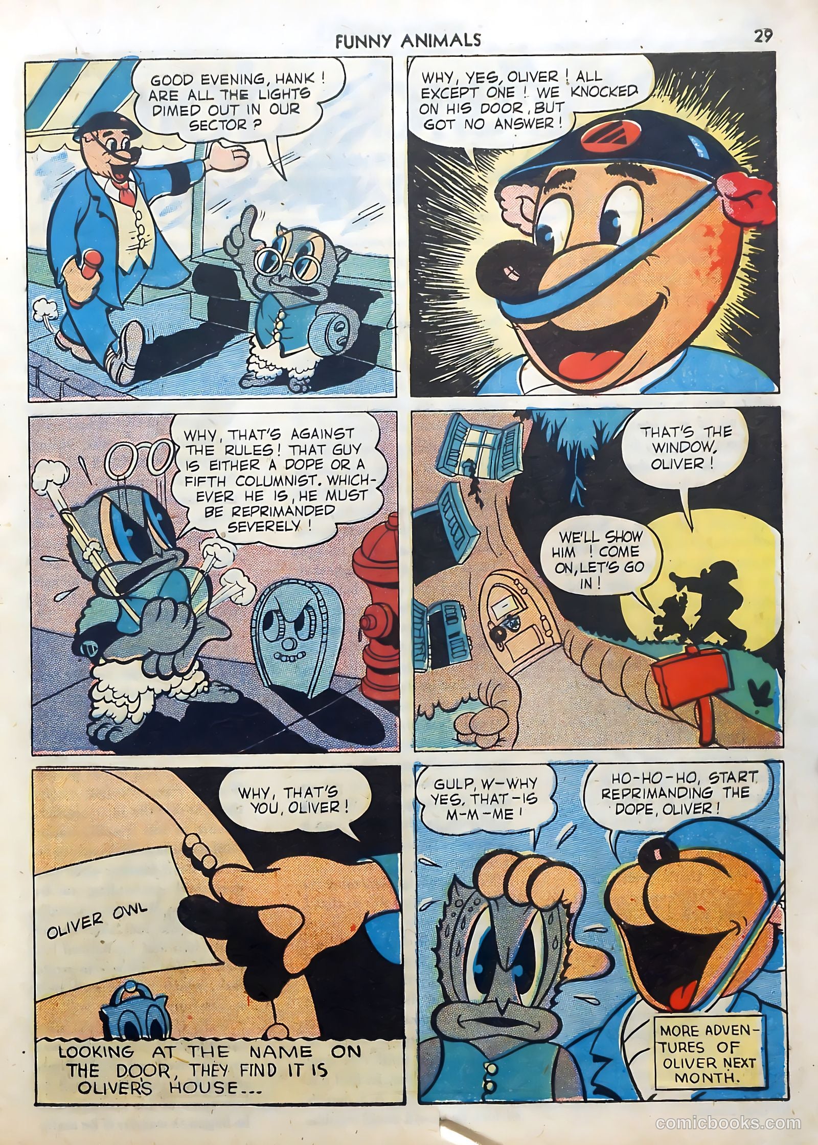 Fawcett's Funny Animals #5 (1943) — page 29 of 68