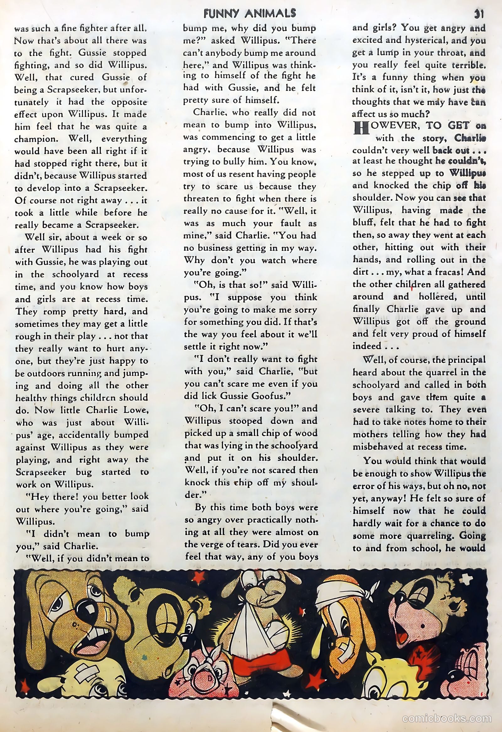 Fawcett's Funny Animals #5 (1943) — page 31 of 68