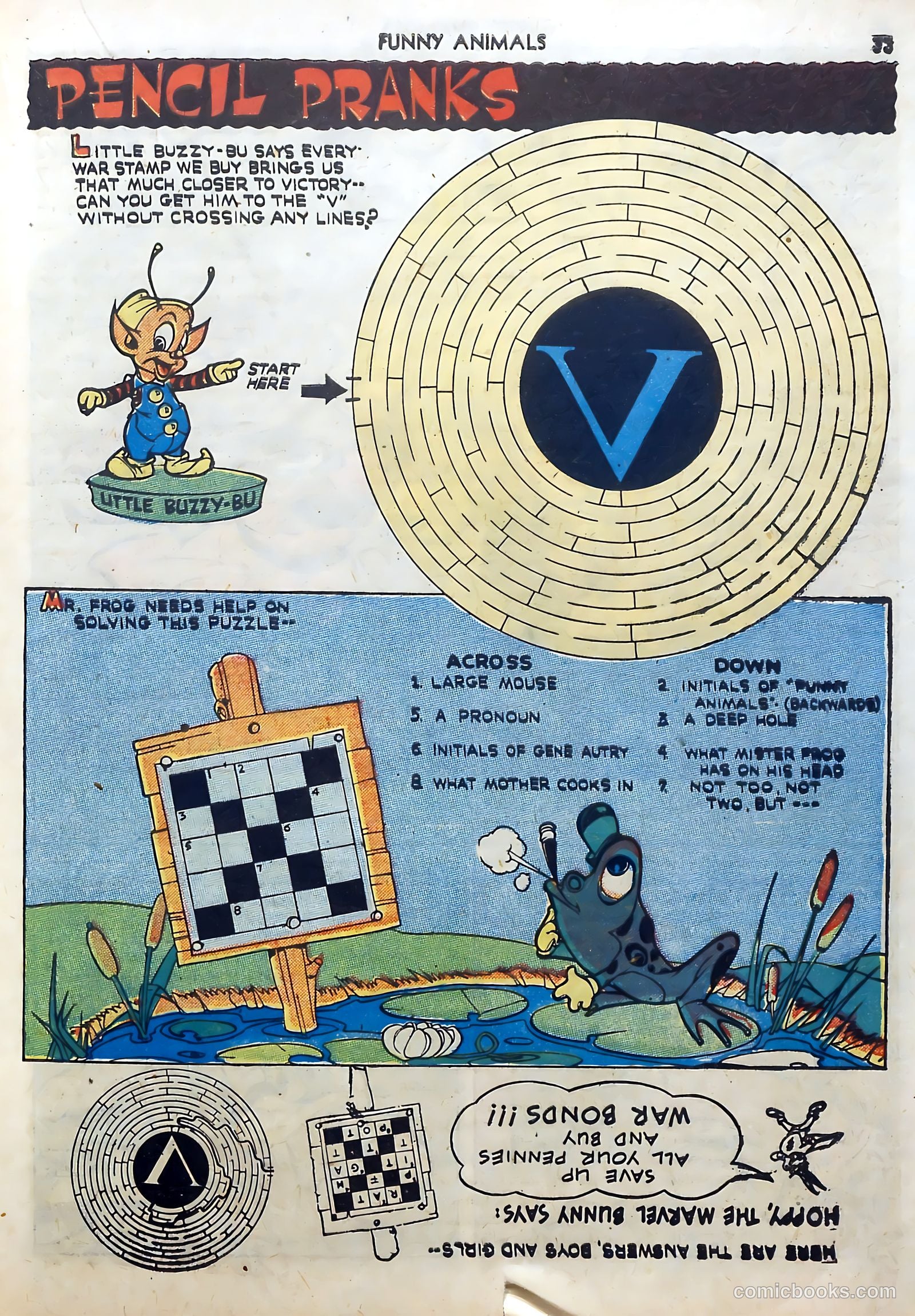 Fawcett's Funny Animals #5 (1943) — page 33 of 68