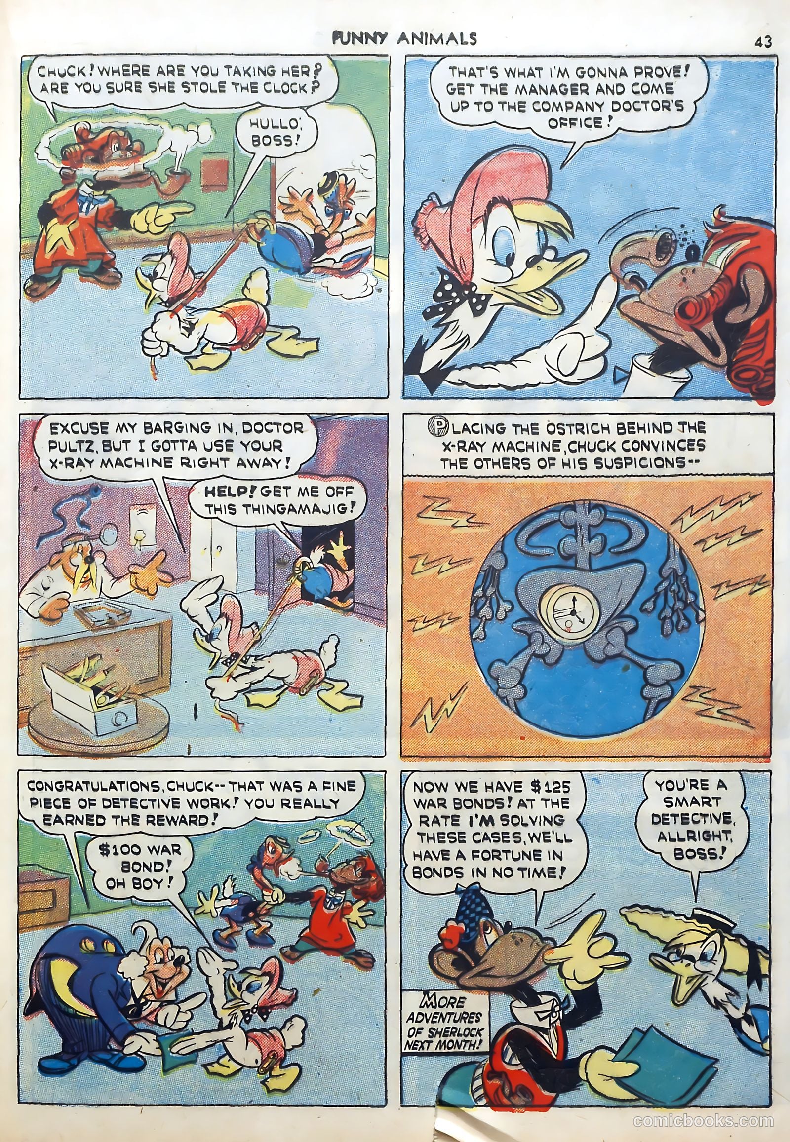Fawcett's Funny Animals #5 (1943) — page 43 of 68