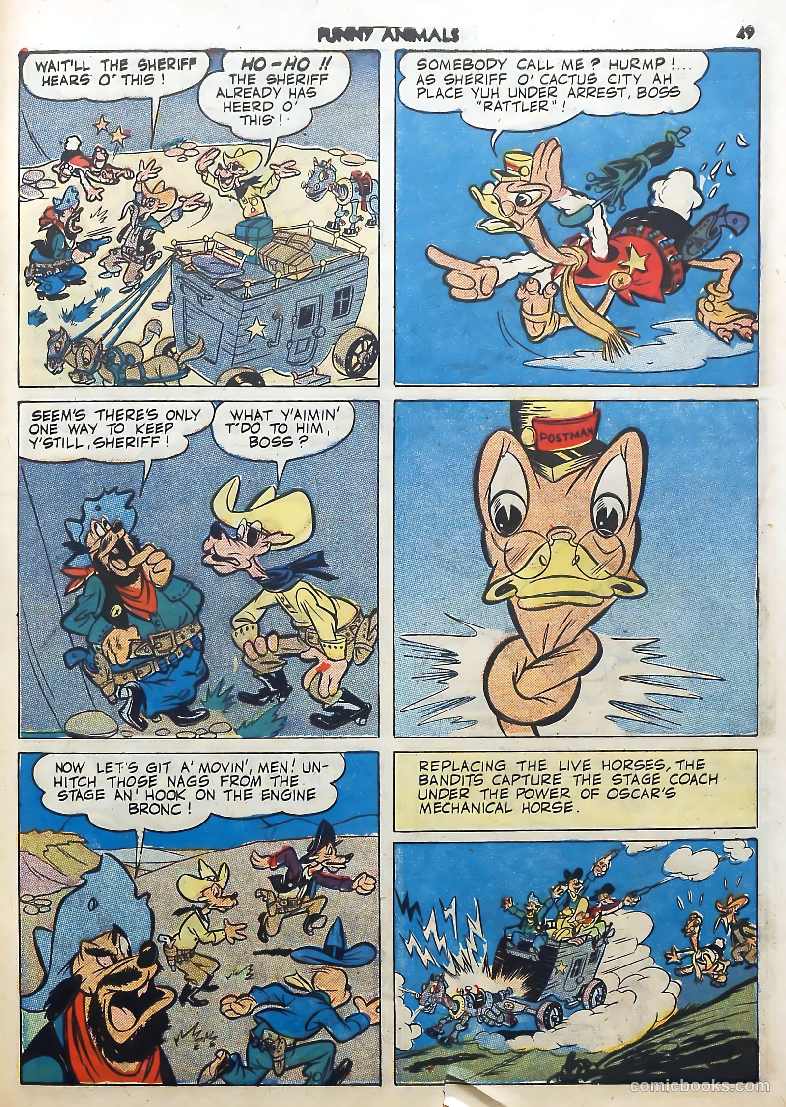 Fawcett's Funny Animals #5 (1943) — page 49 of 68