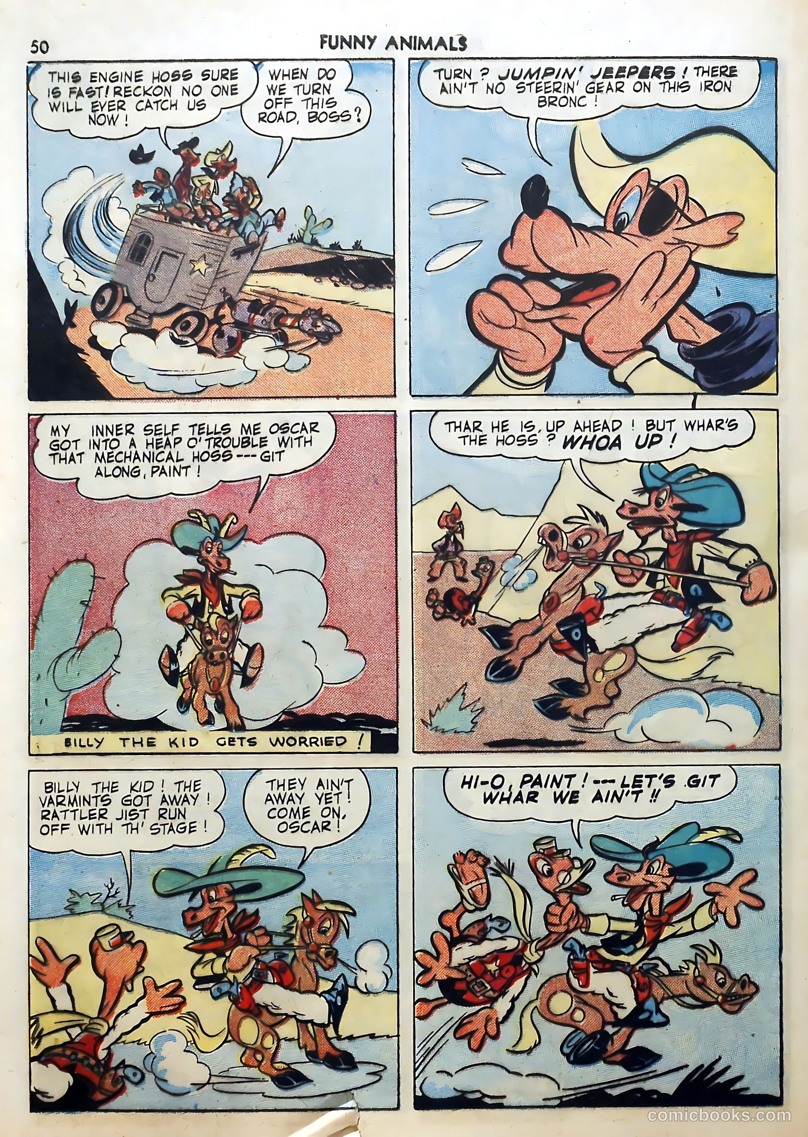 Fawcett's Funny Animals #5 (1943) — page 50 of 68