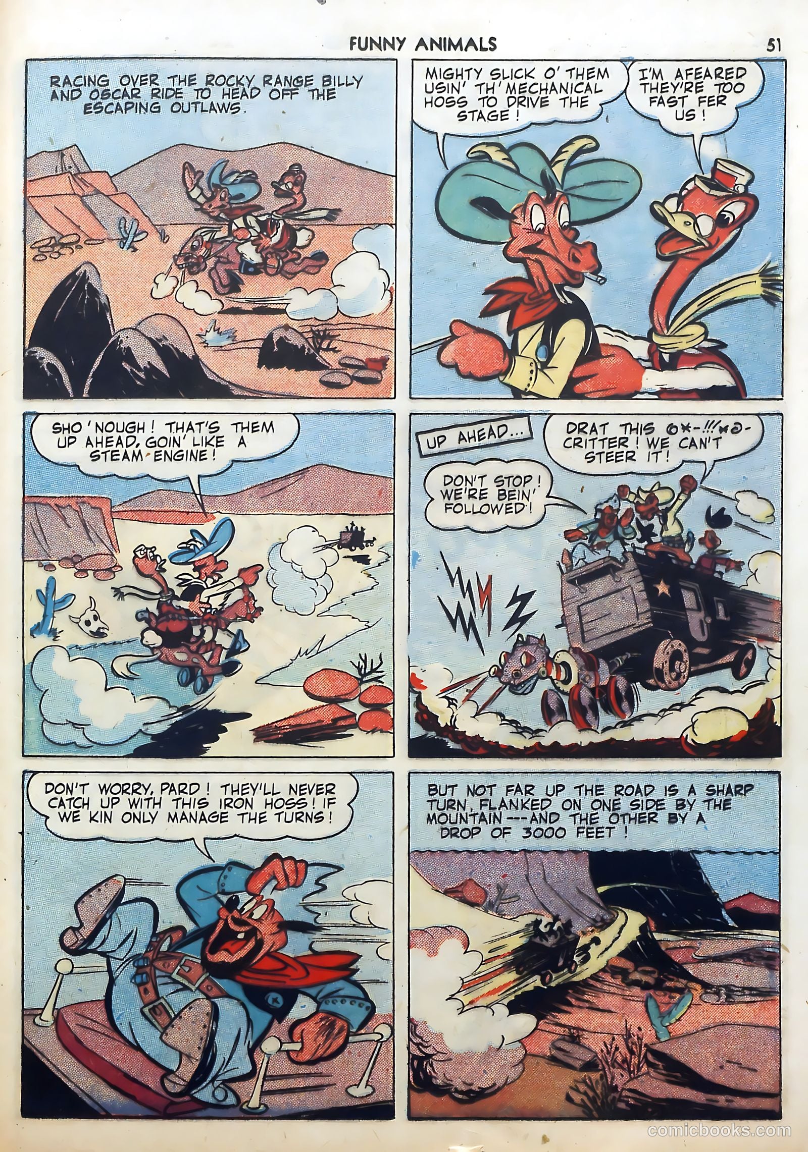 Fawcett's Funny Animals #5 (1943) — page 51 of 68
