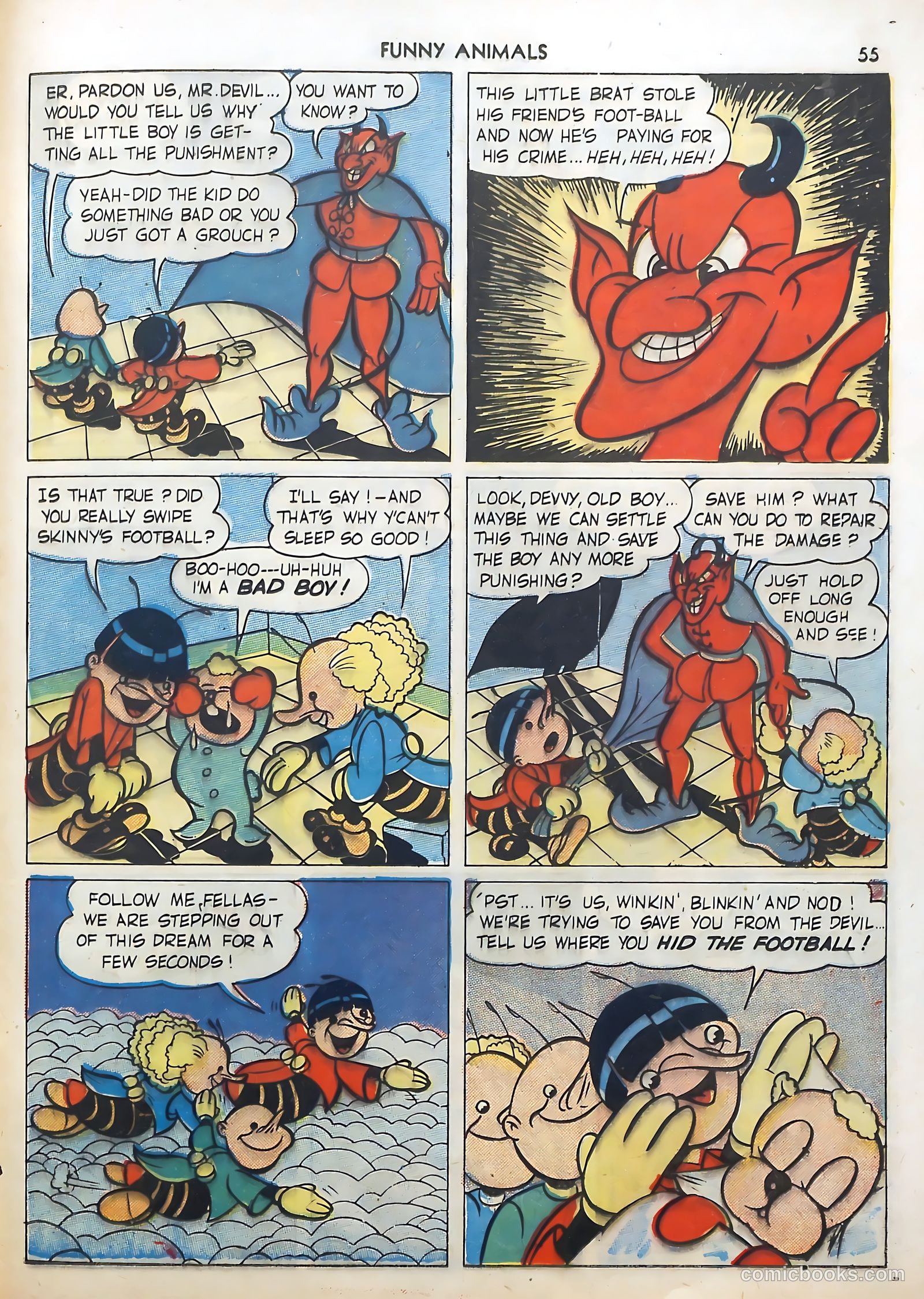 Fawcett's Funny Animals #5 (1943) — page 55 of 68