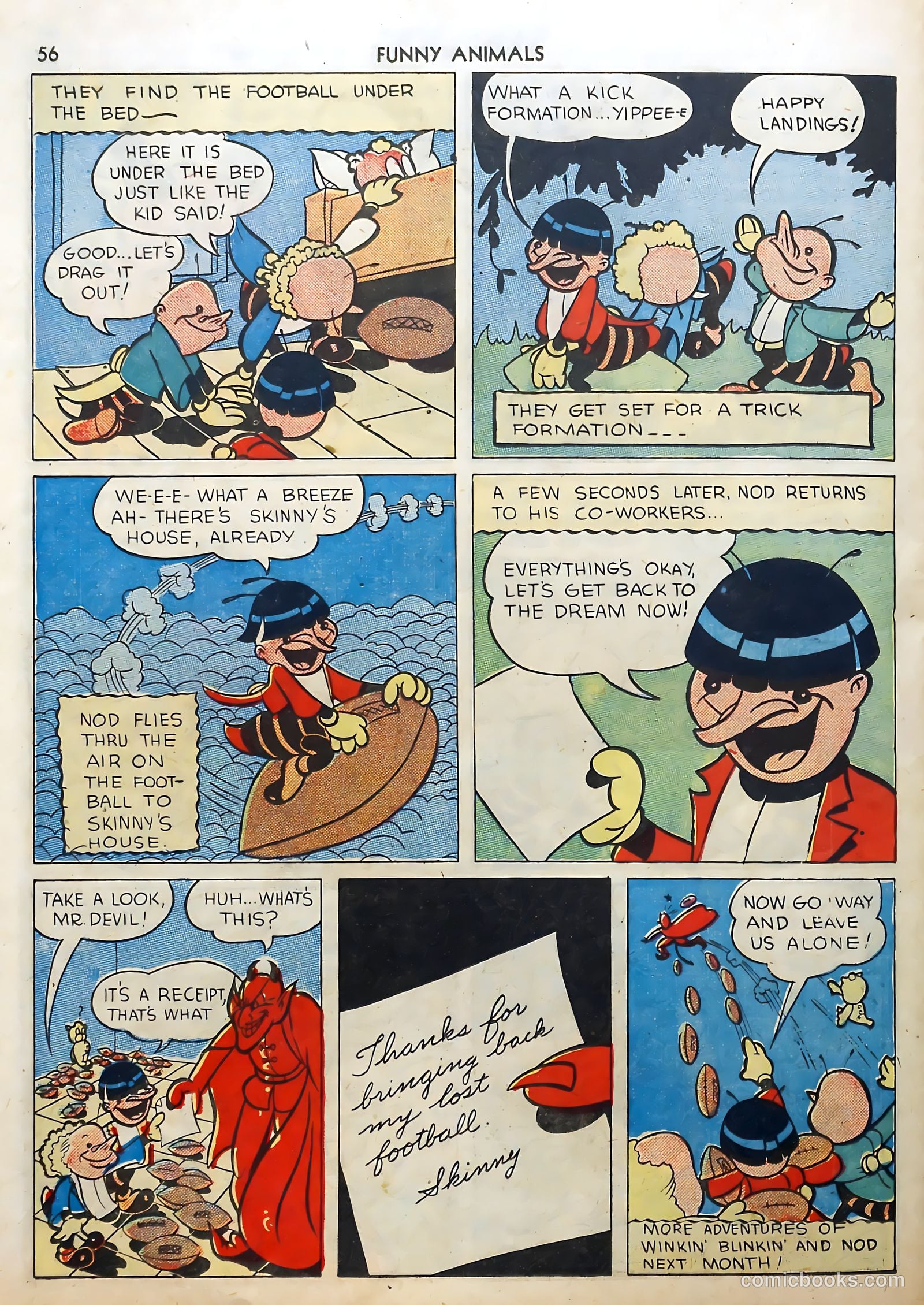 Fawcett's Funny Animals #5 (1943) — page 56 of 68