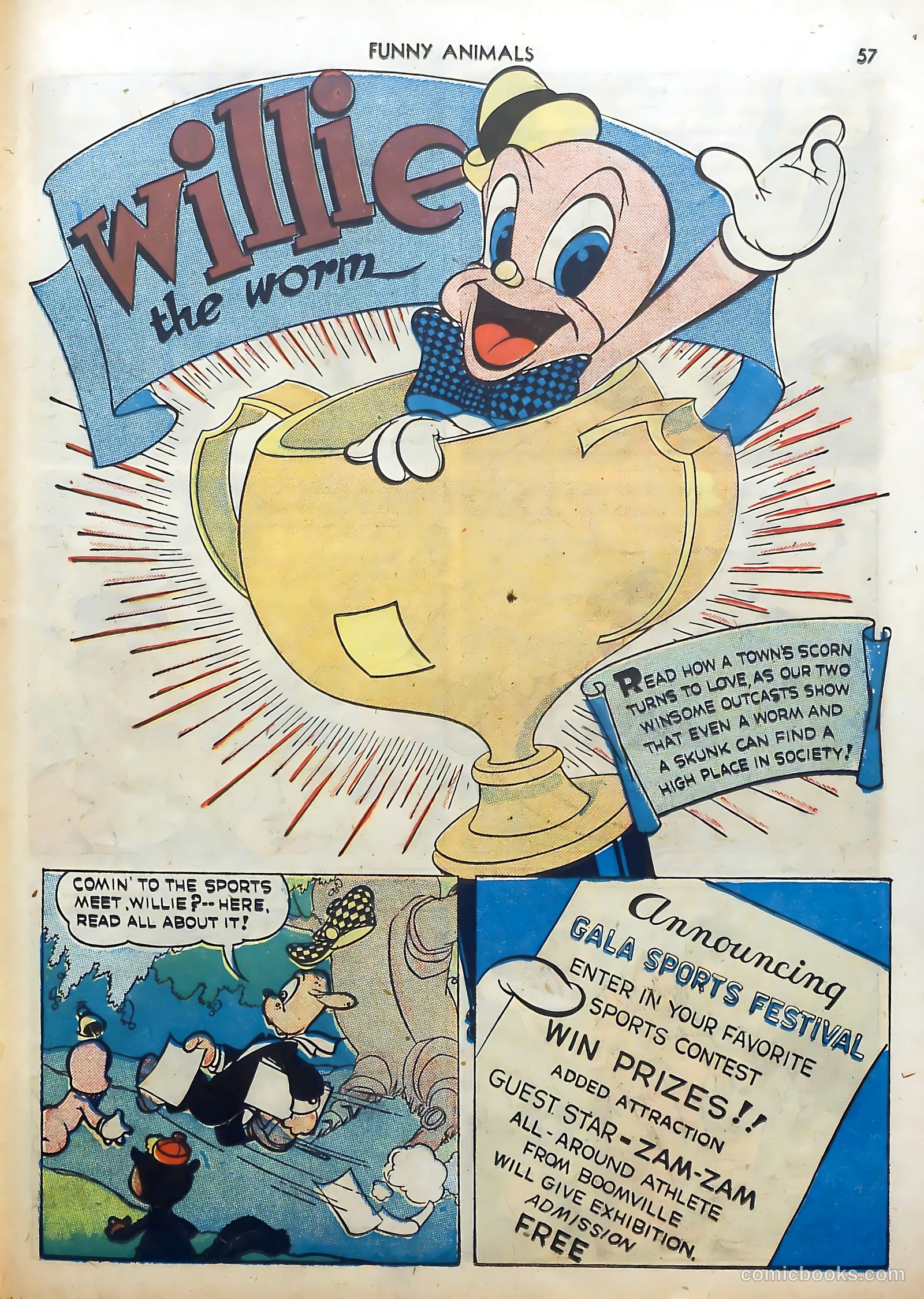 Fawcett's Funny Animals #5 (1943) — page 57 of 68
