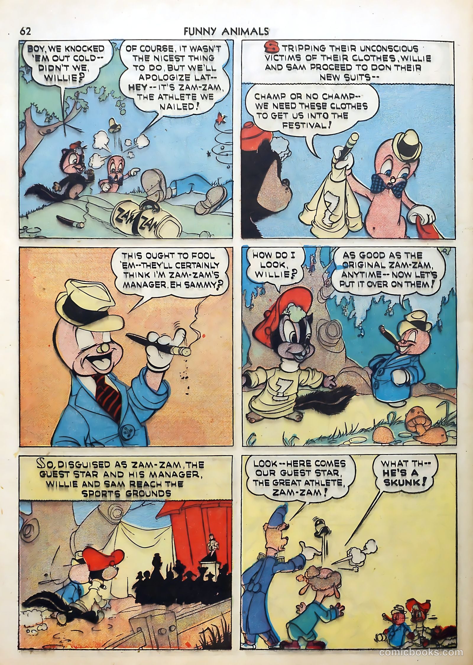 Fawcett's Funny Animals #5 (1943) — page 62 of 68