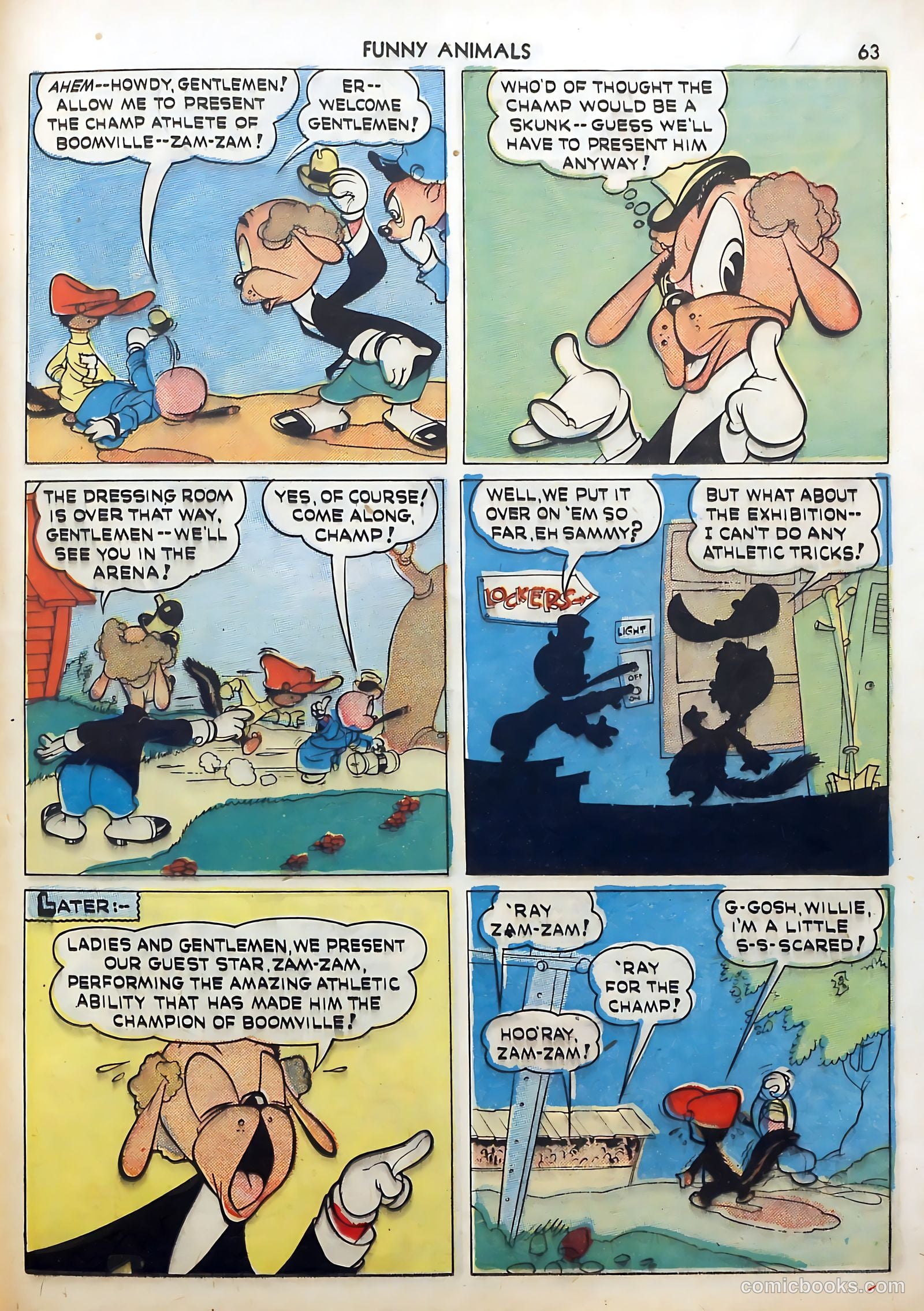 Fawcett's Funny Animals #5 (1943) — page 63 of 68