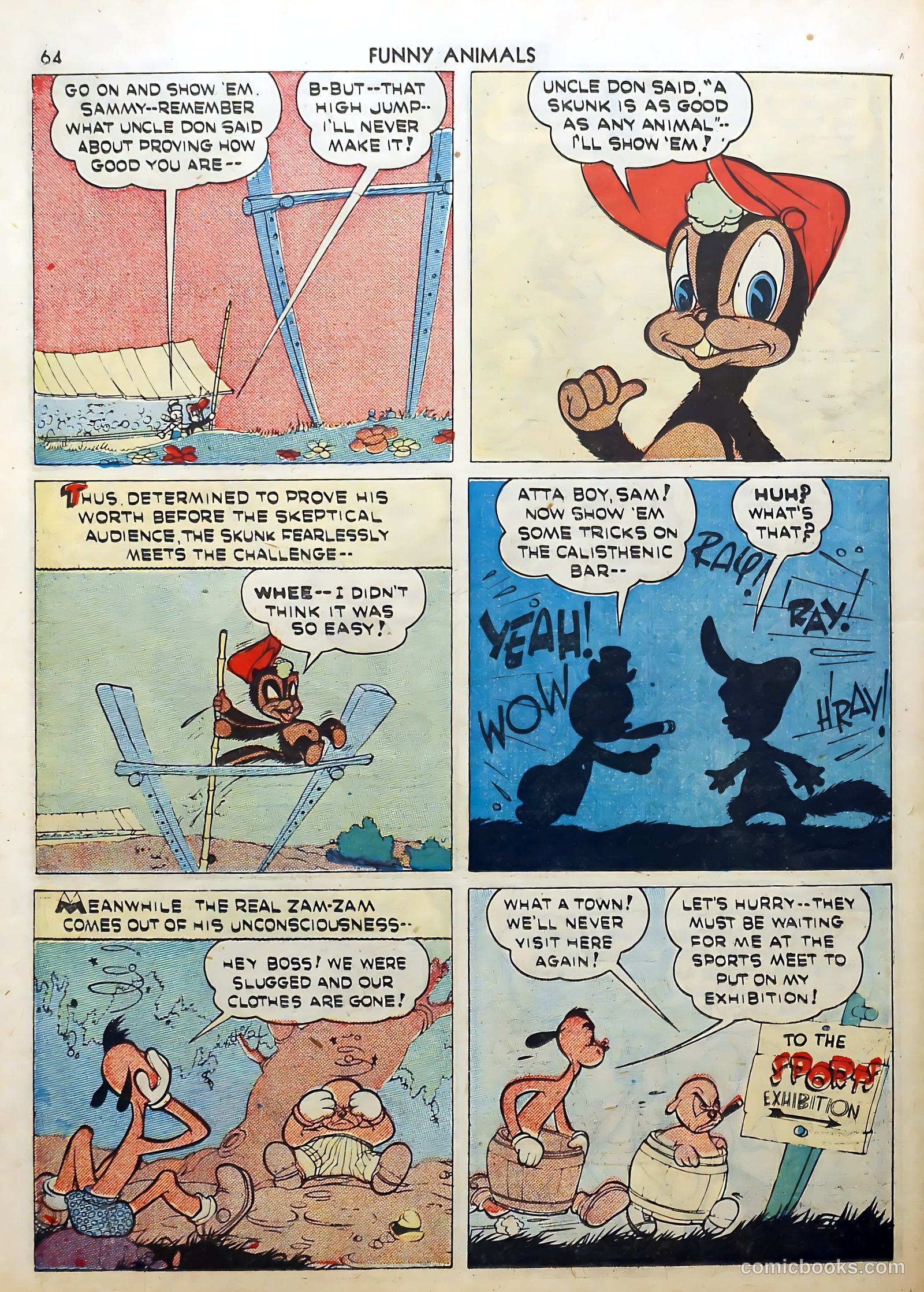Fawcett's Funny Animals #5 (1943) — page 64 of 68
