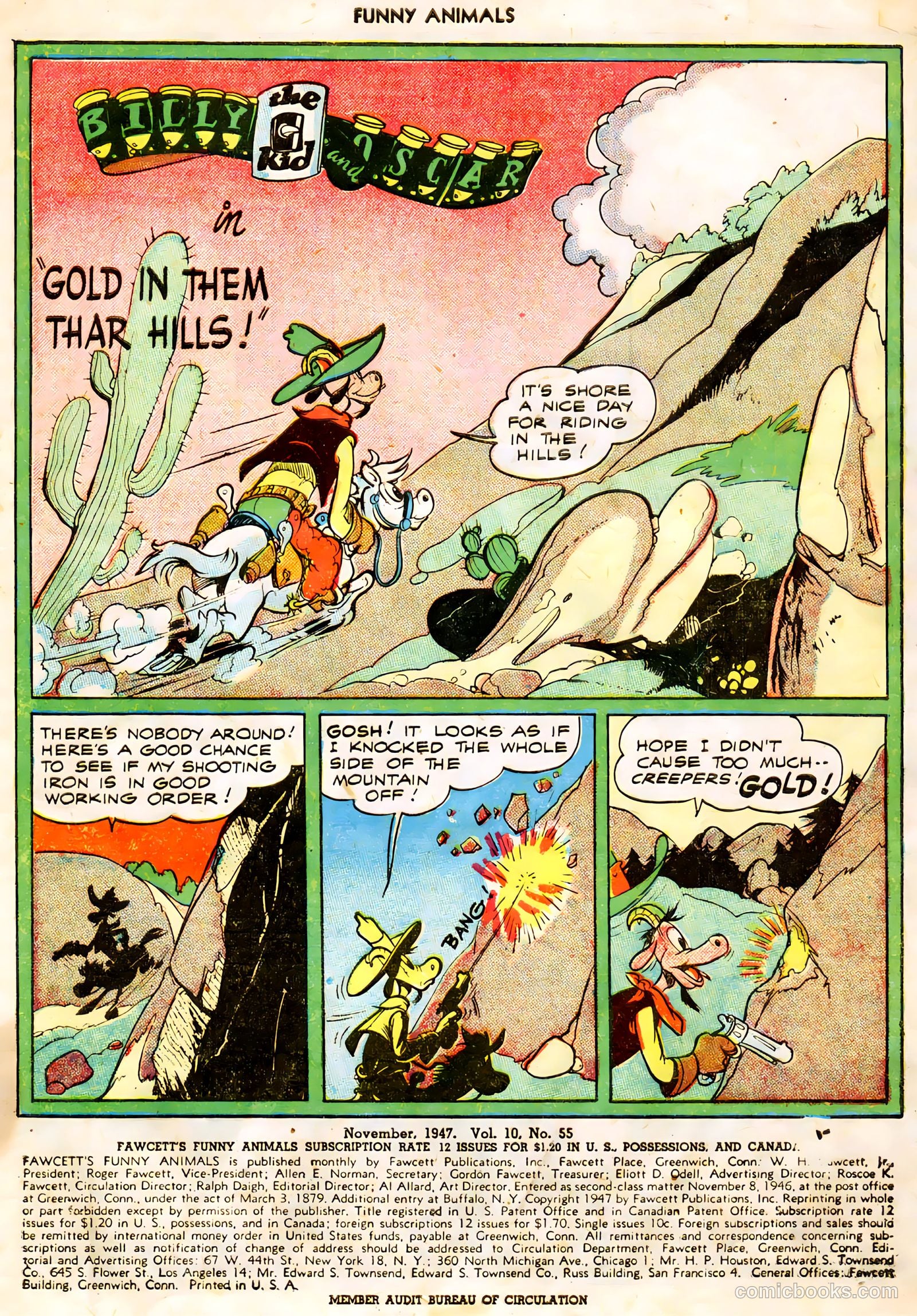 Fawcett's Funny Animals #55 (1947) — page 3 of 37