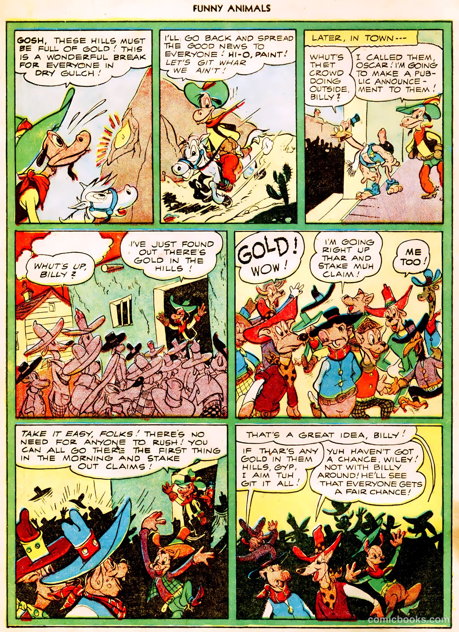 Fawcett's Funny Animals #55 (1947) — page 4 of 37