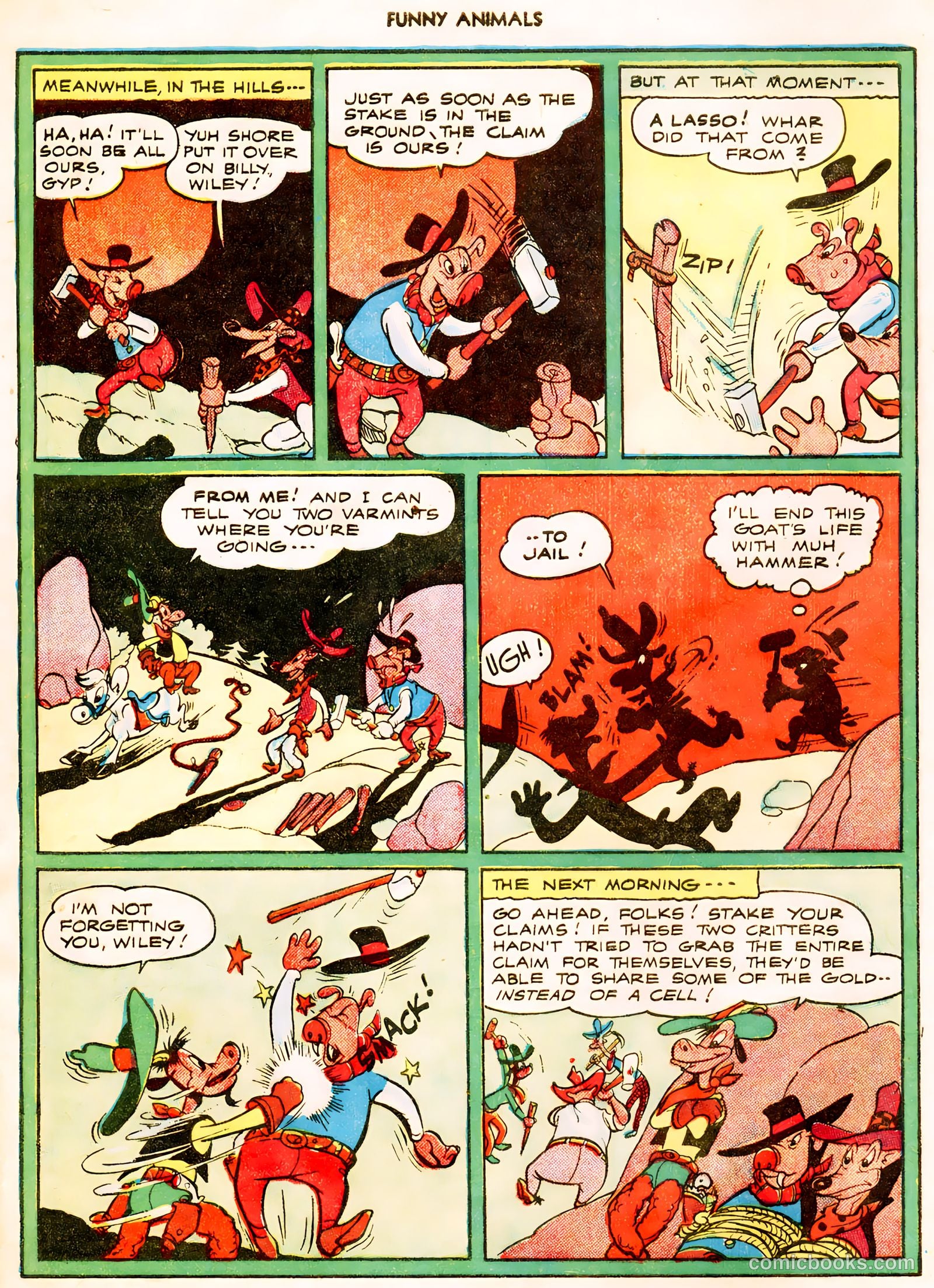 Fawcett's Funny Animals #55 (1947) — page 8 of 37