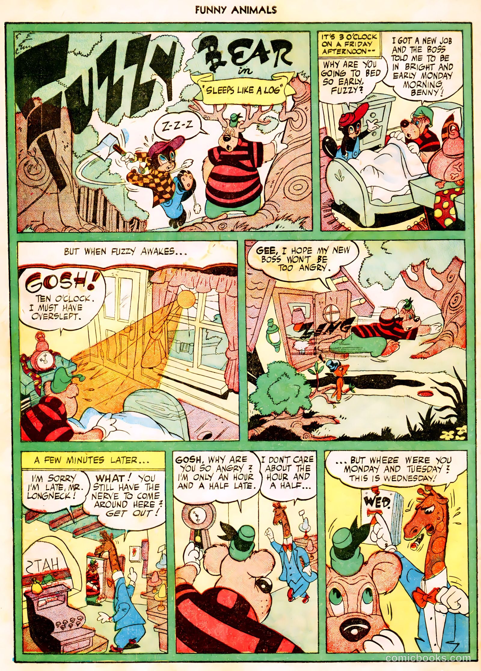 Fawcett's Funny Animals #55 (1947) — page 32 of 37