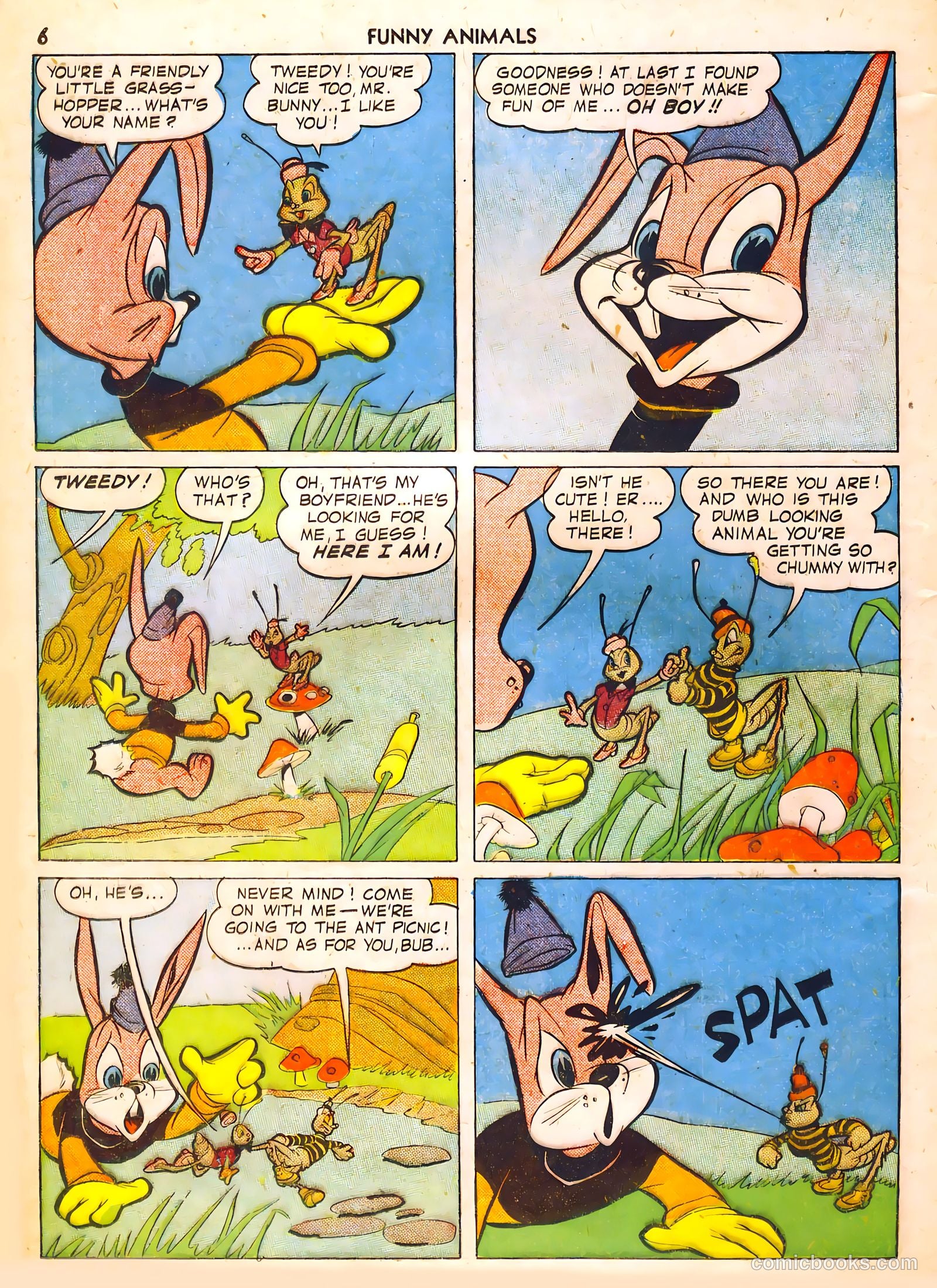 Fawcett's Funny Animals #6 (1943) — page 6 of 68