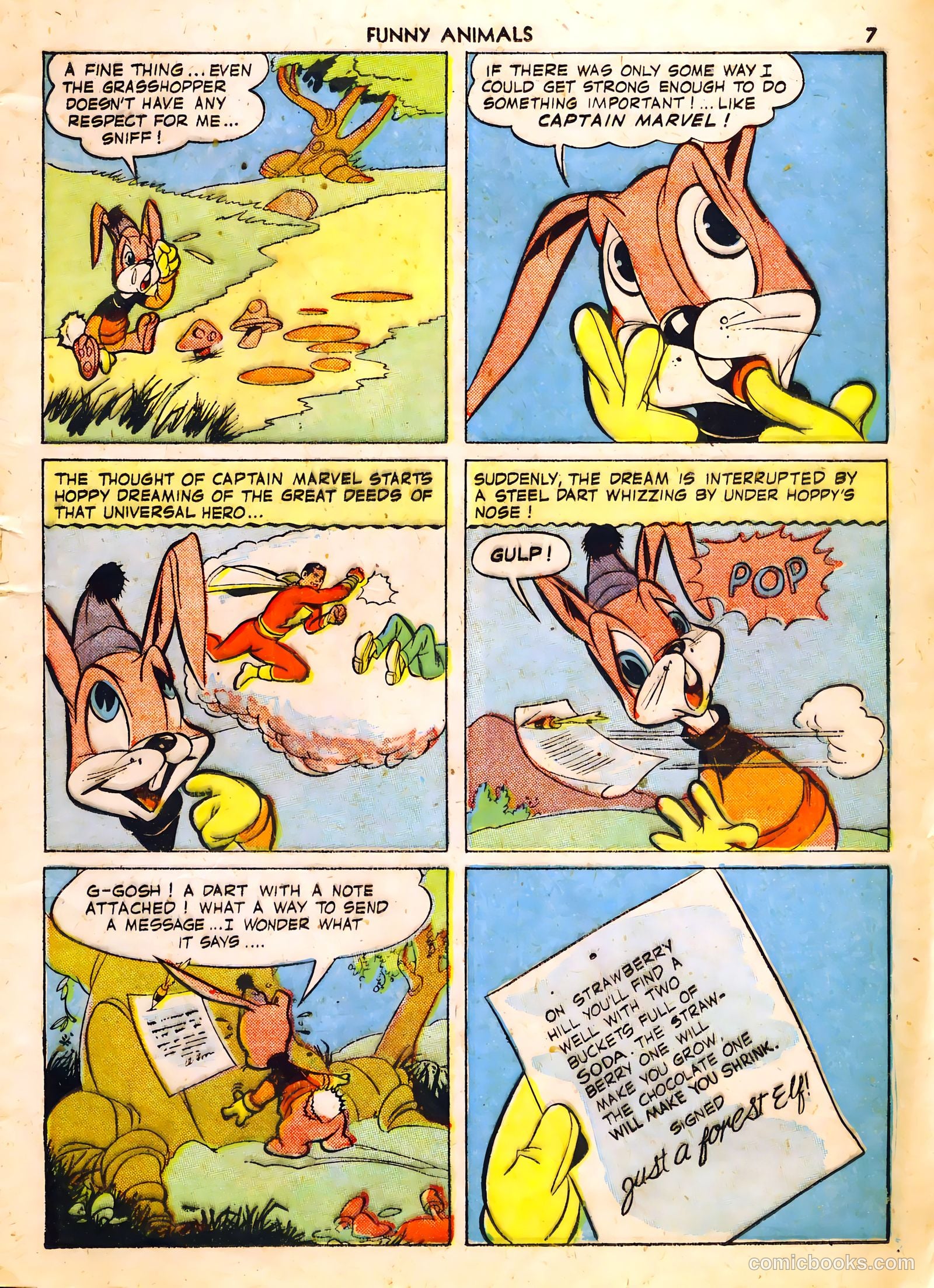 Fawcett's Funny Animals #6 (1943) — page 7 of 68