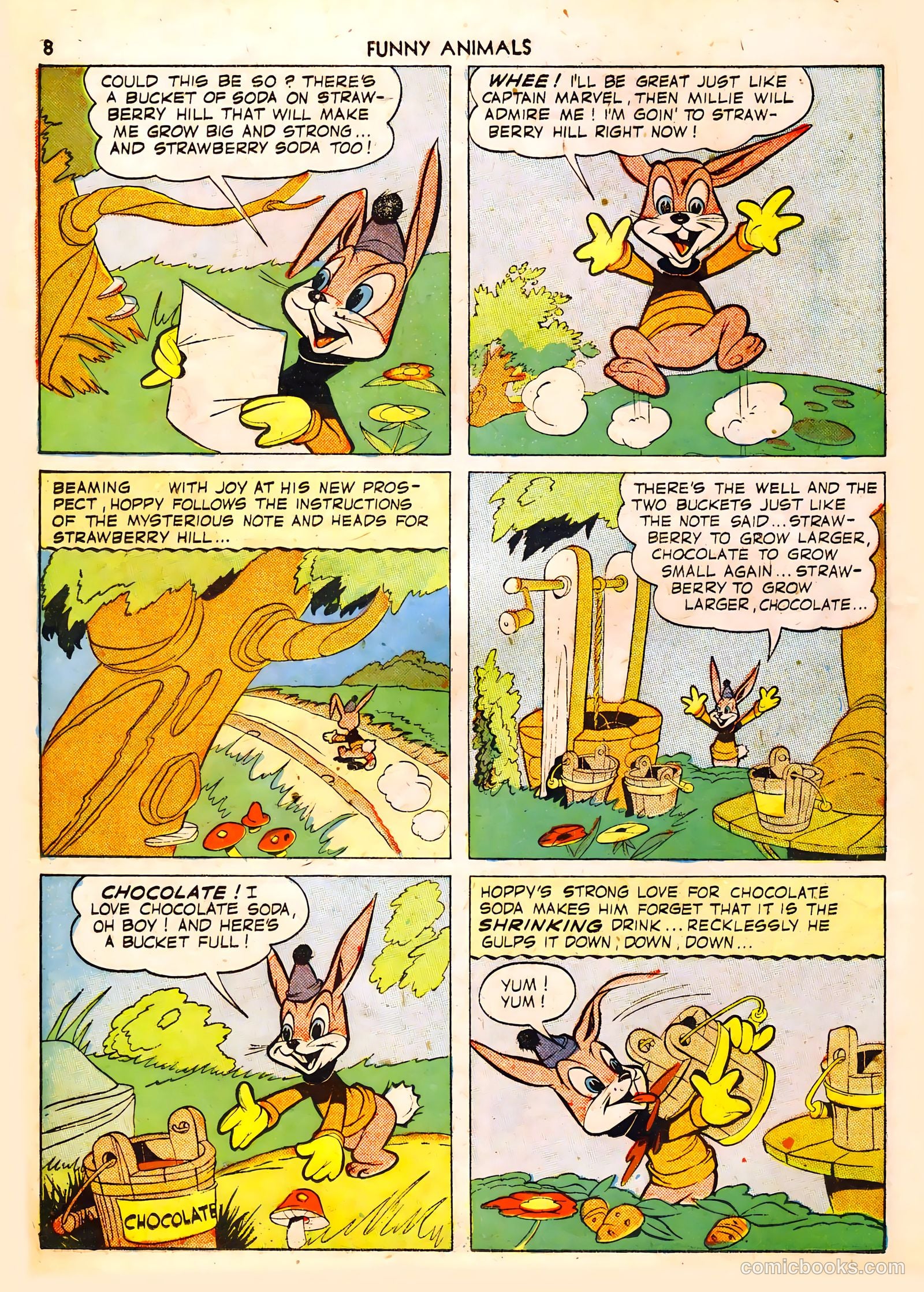 Fawcett's Funny Animals #6 (1943) — page 8 of 68