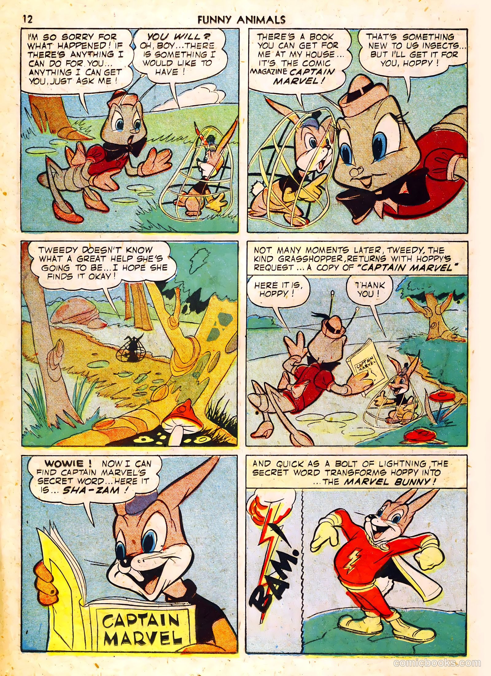 Fawcett's Funny Animals #6 (1943) — page 12 of 68