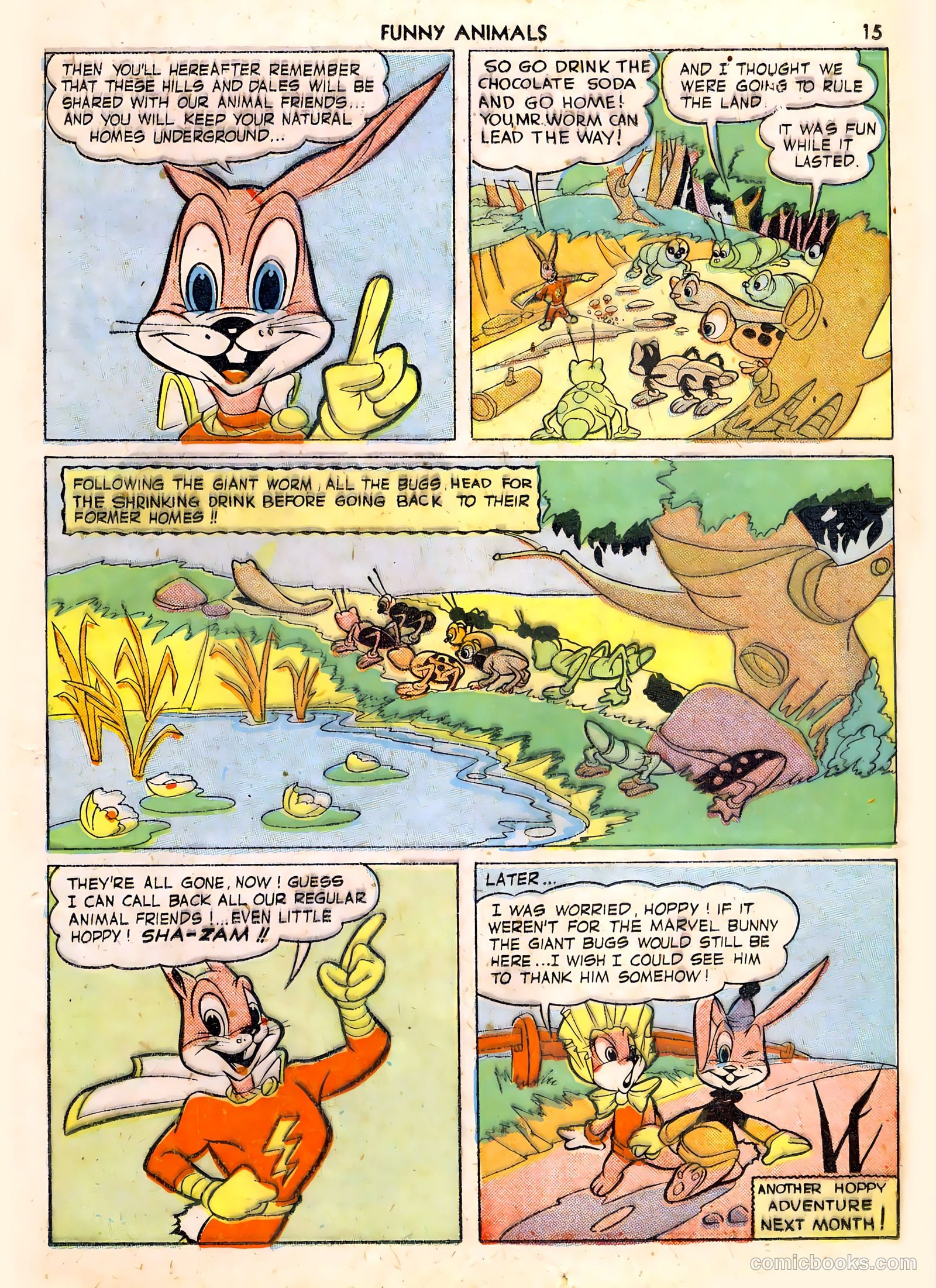 Fawcett's Funny Animals #6 (1943) — page 15 of 68