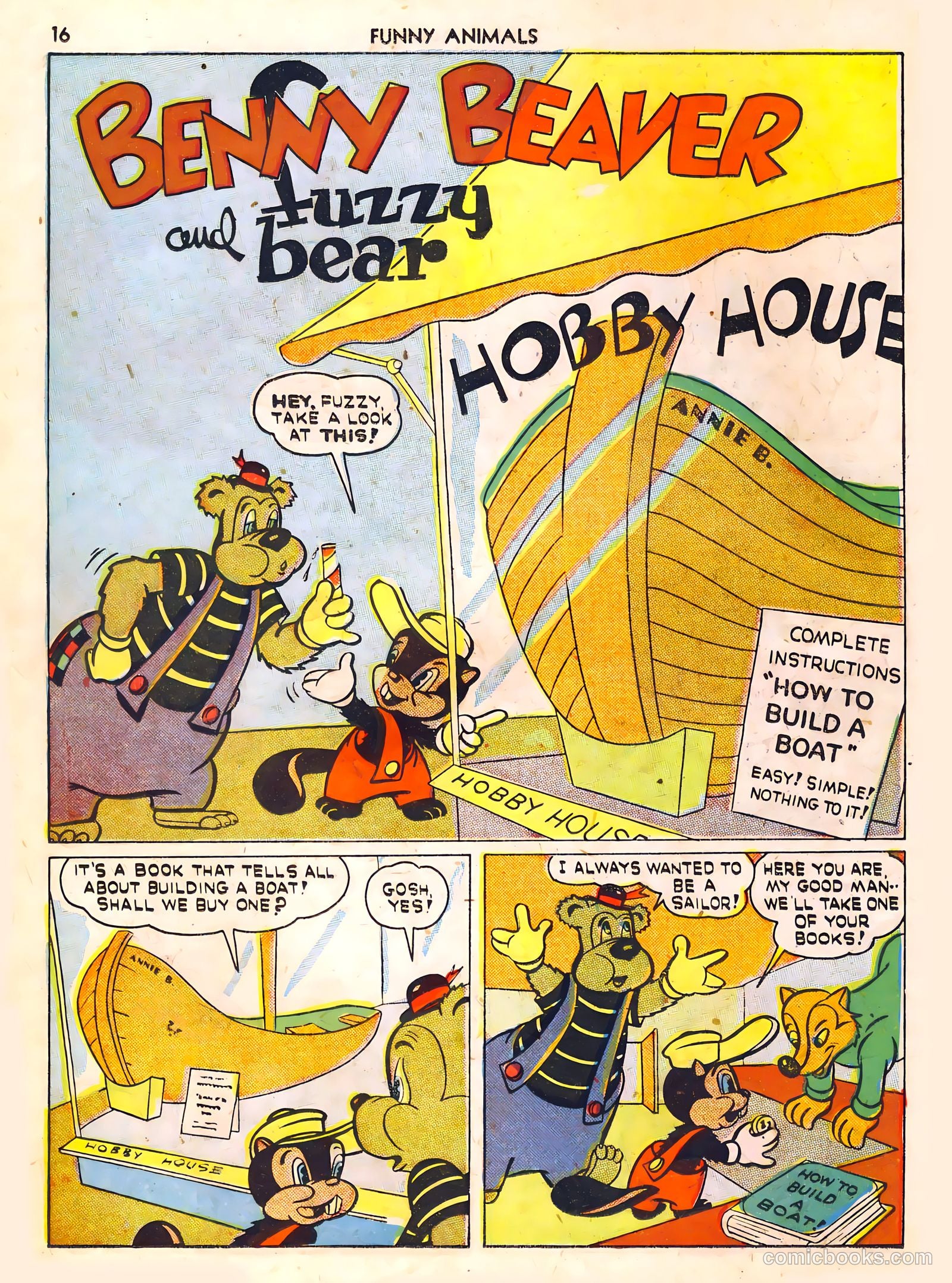 Fawcett's Funny Animals #6 (1943) — page 16 of 68