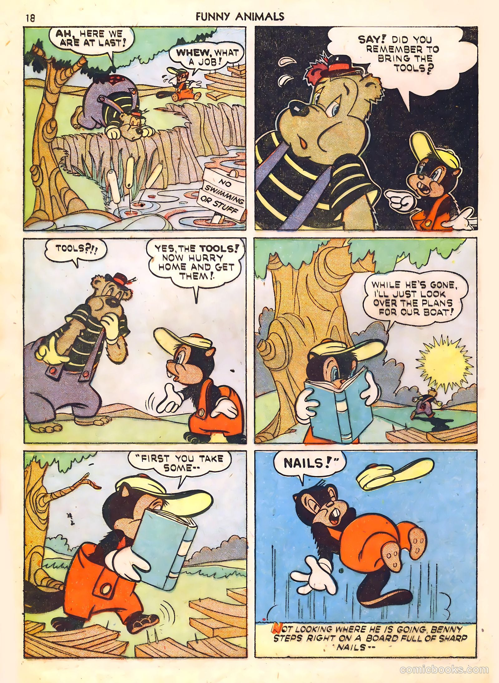 Fawcett's Funny Animals #6 (1943) — page 18 of 68