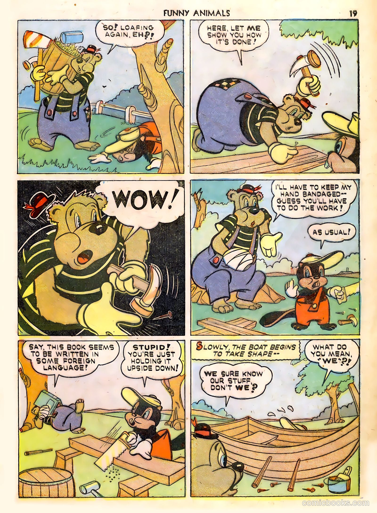 Fawcett's Funny Animals #6 (1943) — page 19 of 68