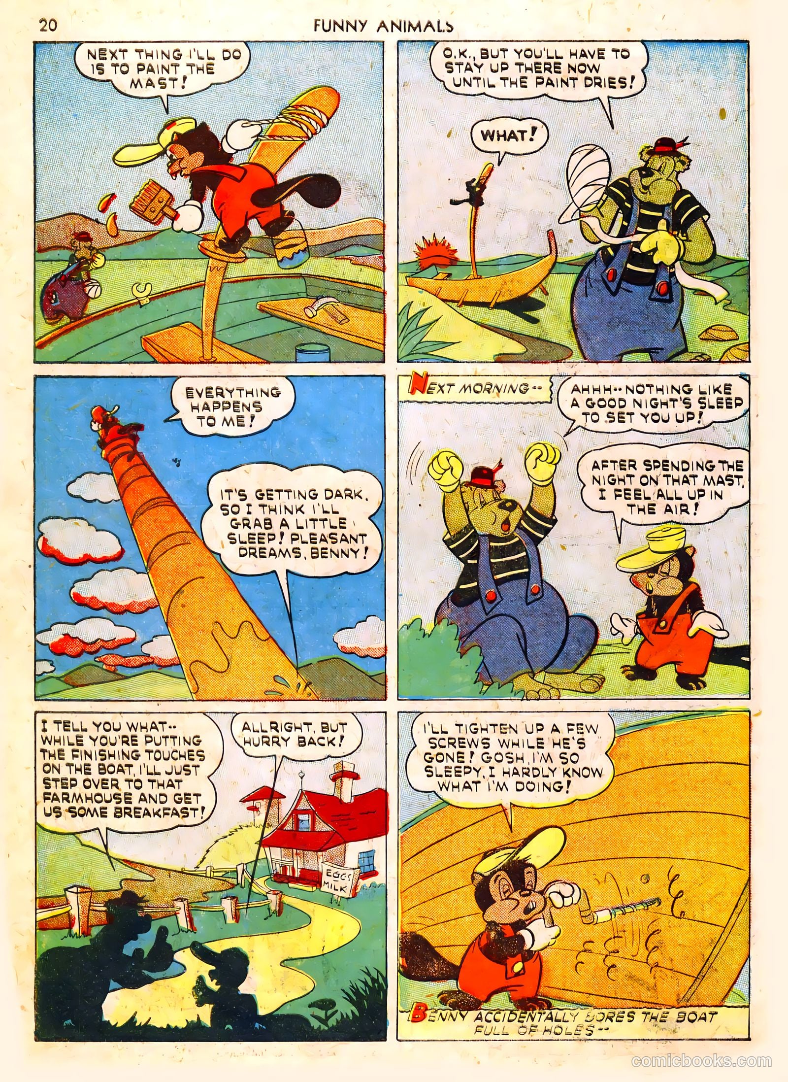 Fawcett's Funny Animals #6 (1943) — page 20 of 68