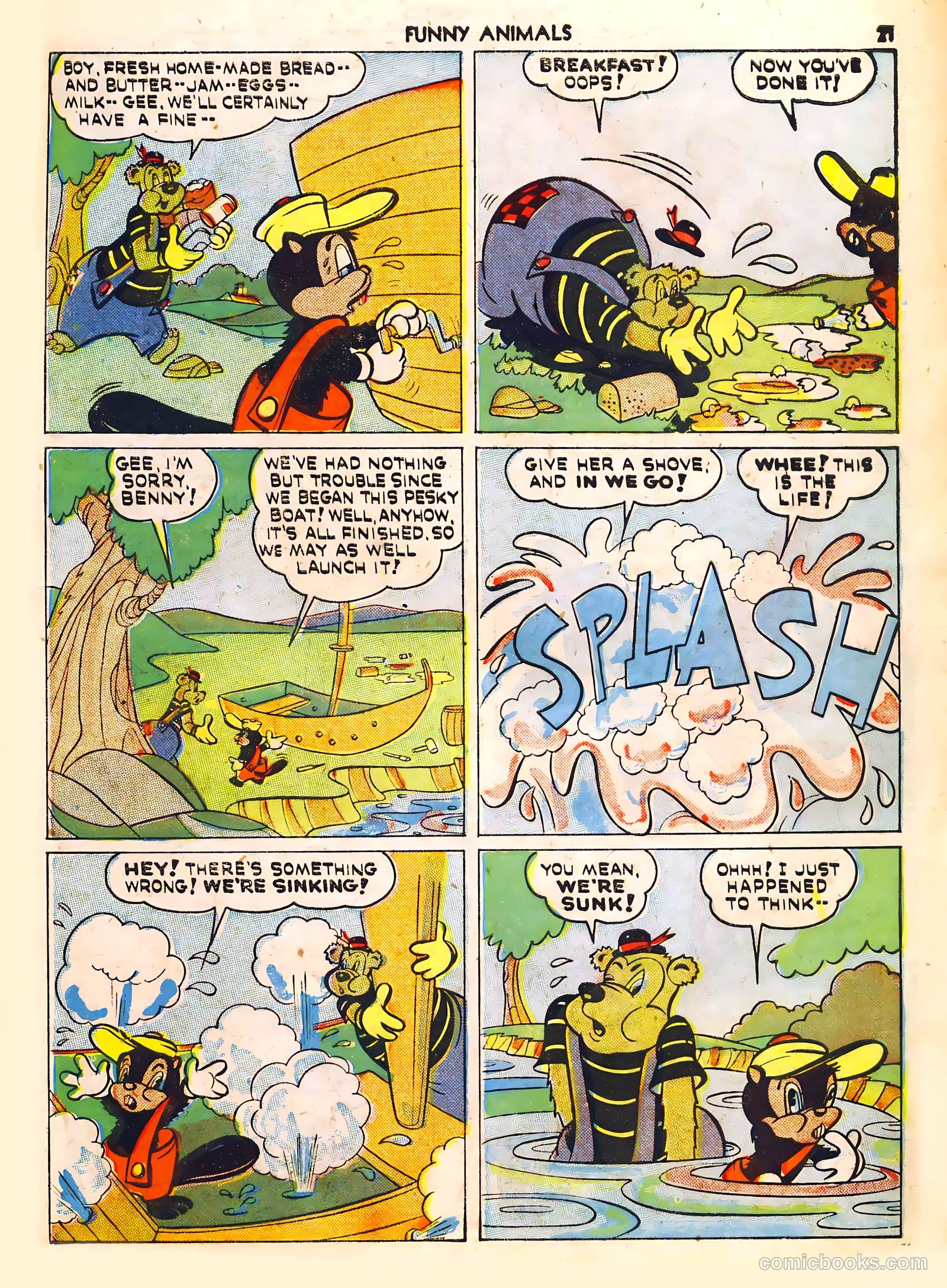 Fawcett's Funny Animals #6 (1943) — page 21 of 68