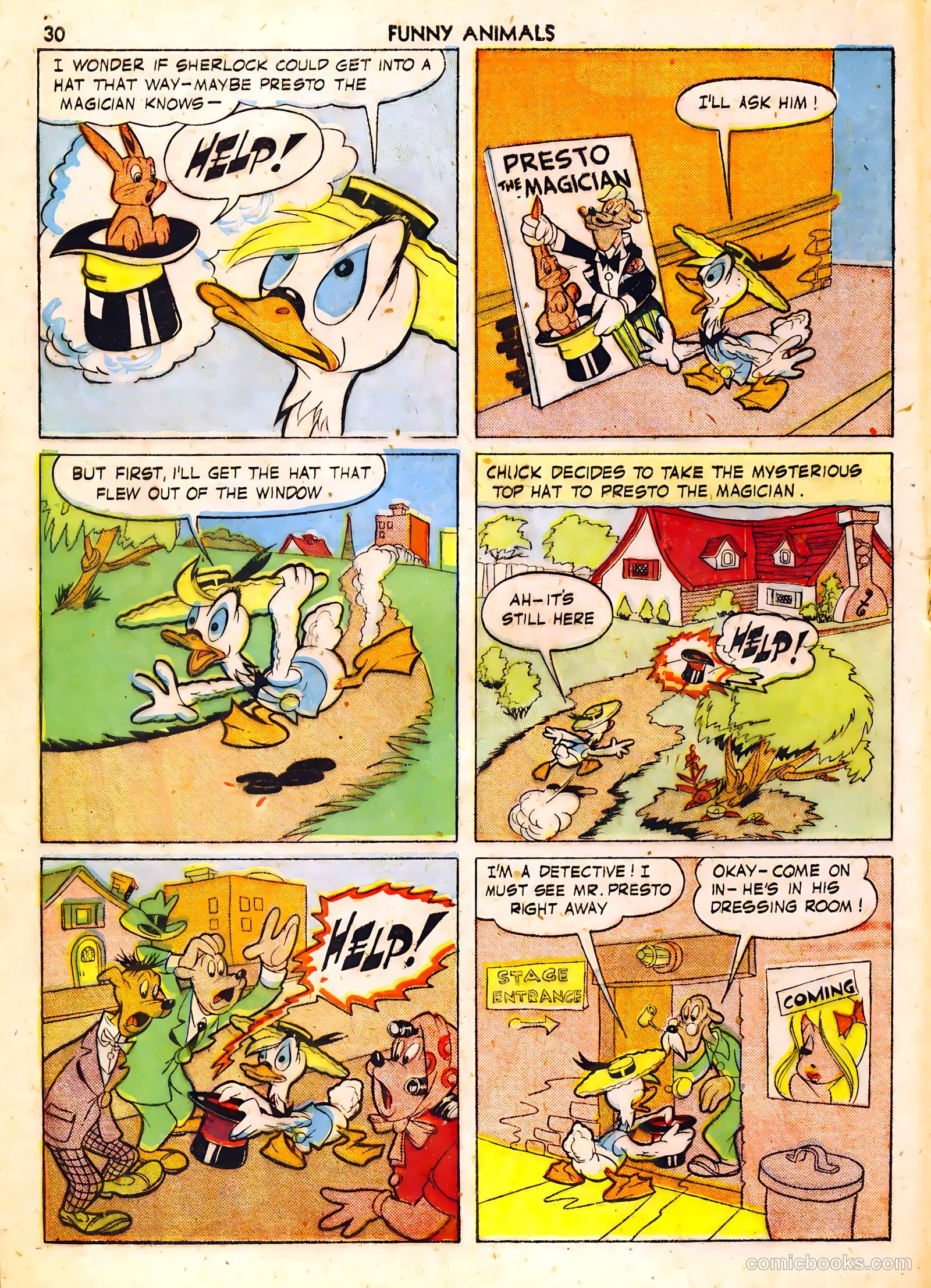 Fawcett's Funny Animals #6 (1943) — page 30 of 68