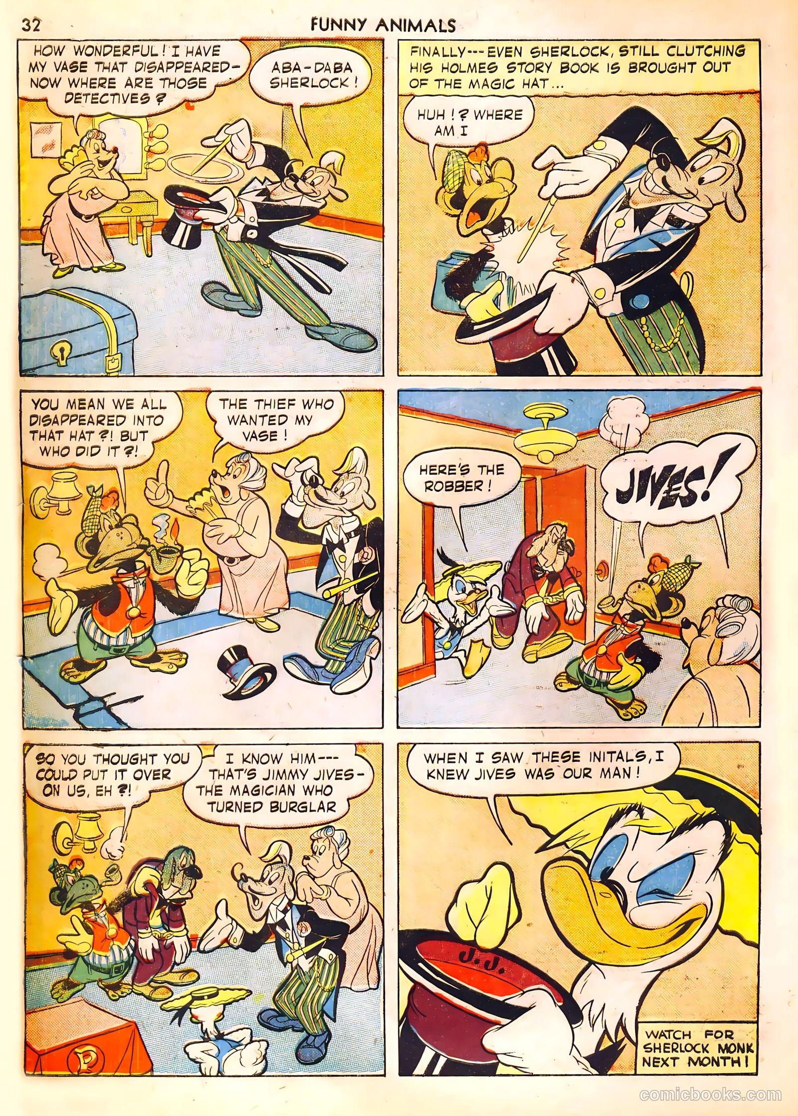Fawcett's Funny Animals #6 (1943) — page 32 of 68