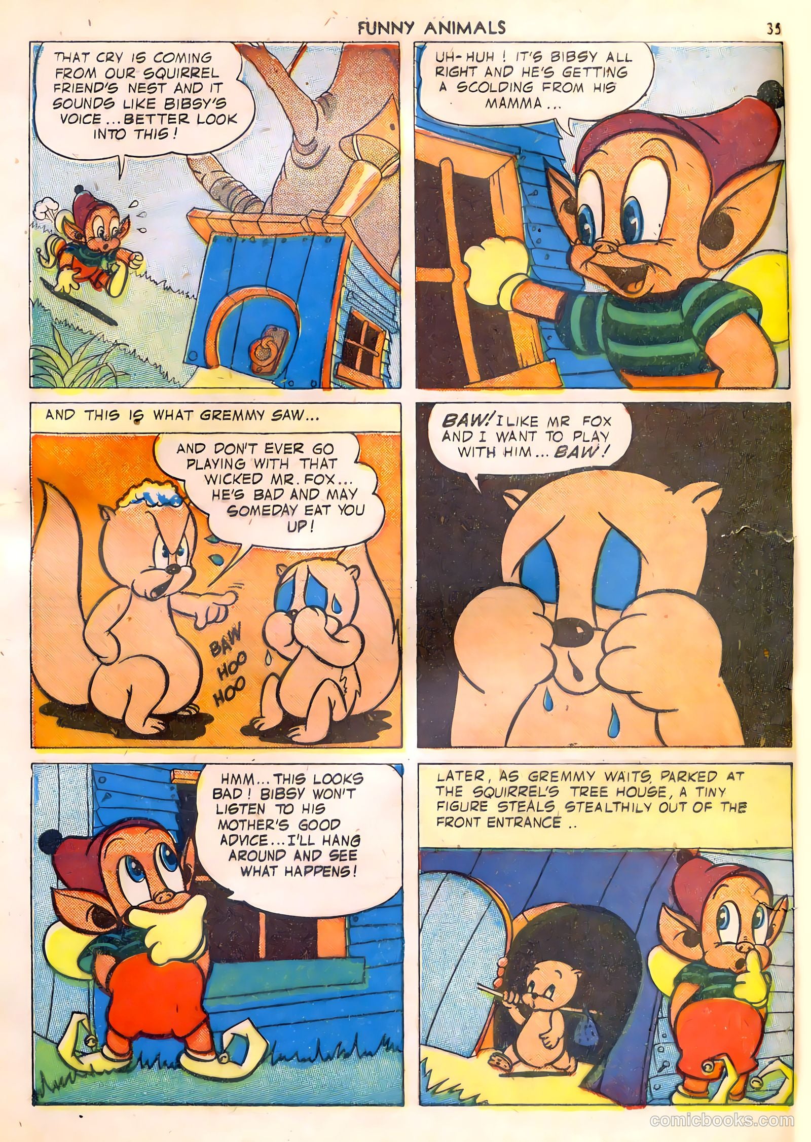 Fawcett's Funny Animals #6 (1943) — page 35 of 68