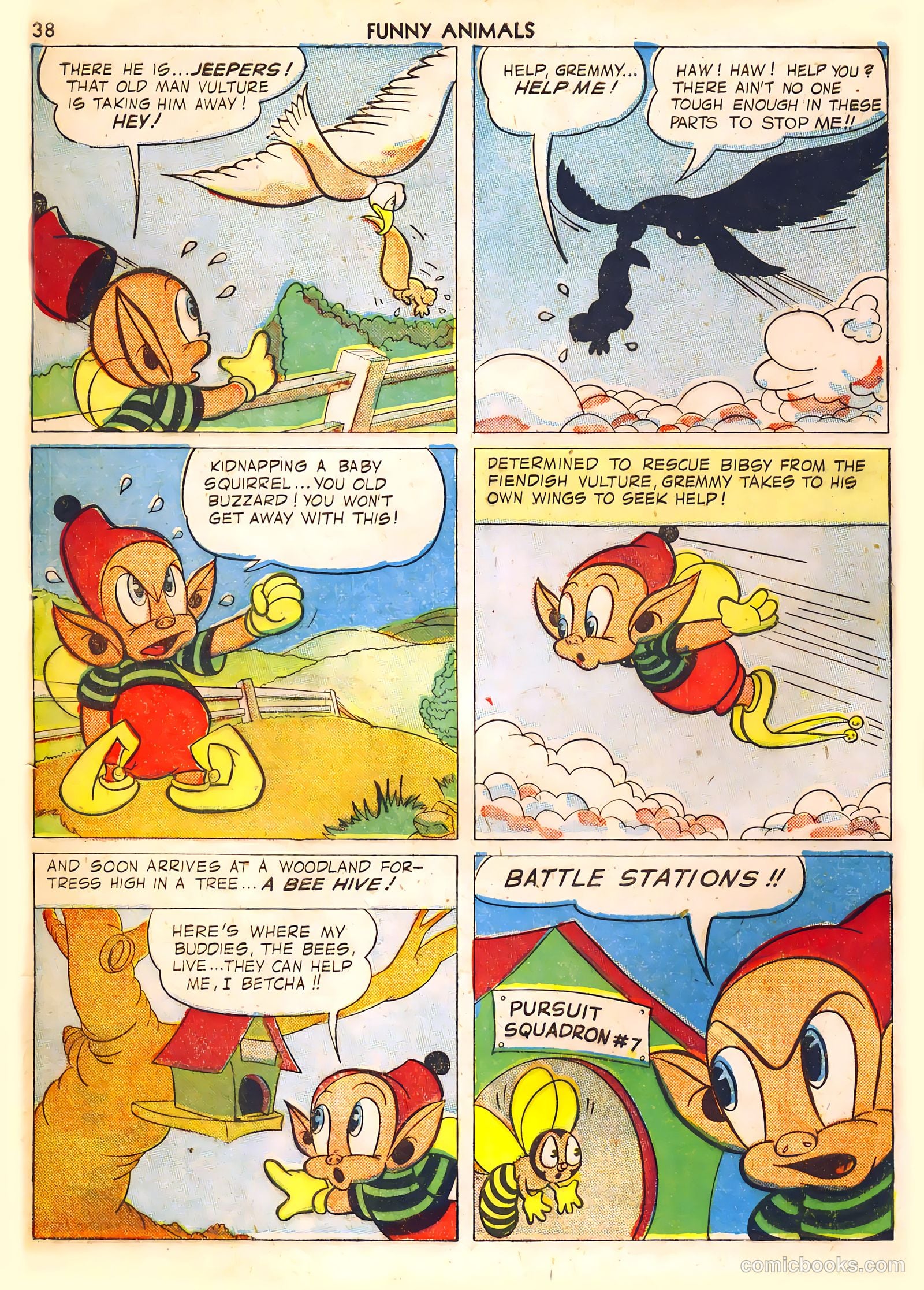 Fawcett's Funny Animals #6 (1943) — page 38 of 68