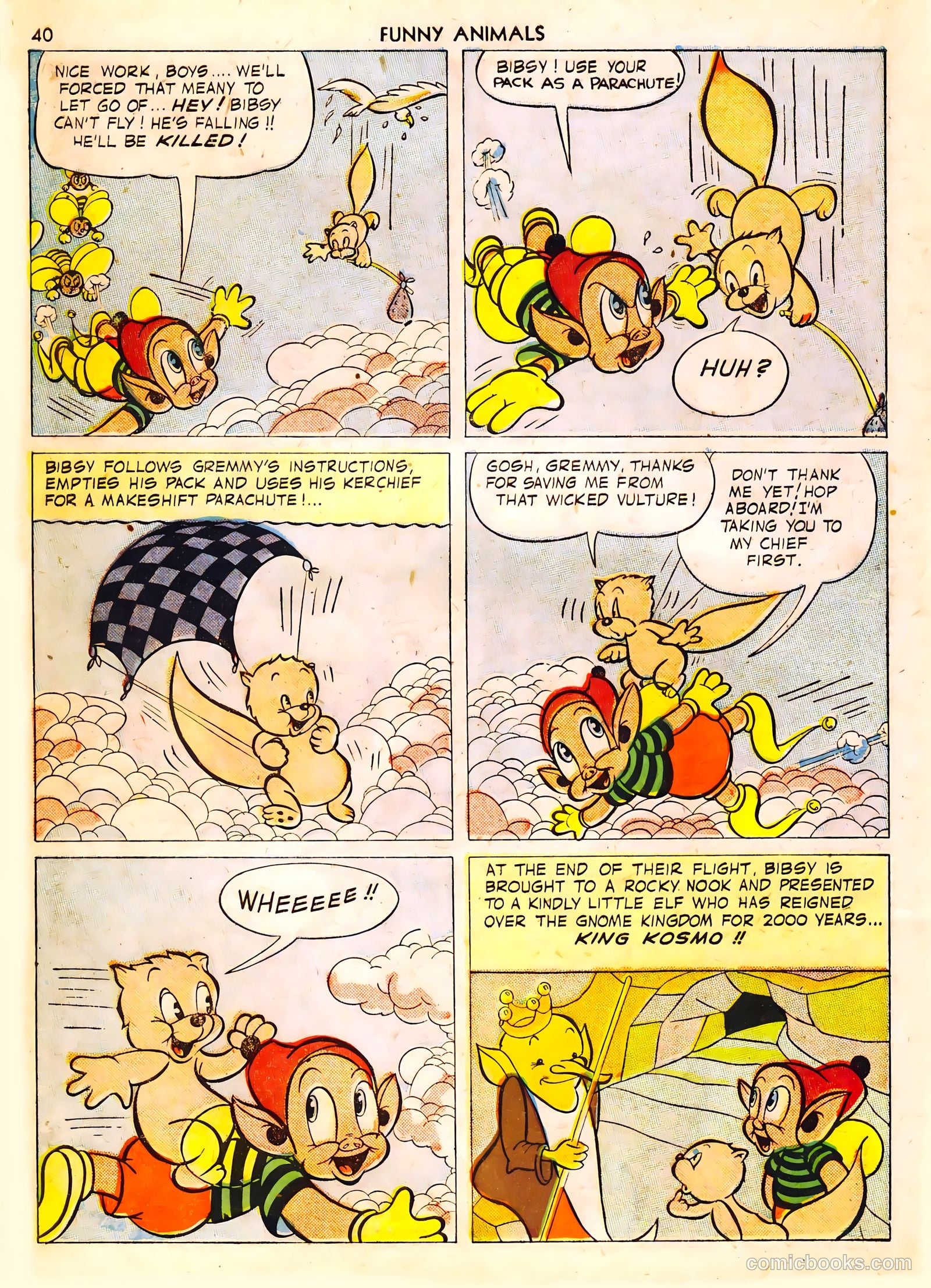 Fawcett's Funny Animals #6 (1943) — page 40 of 68