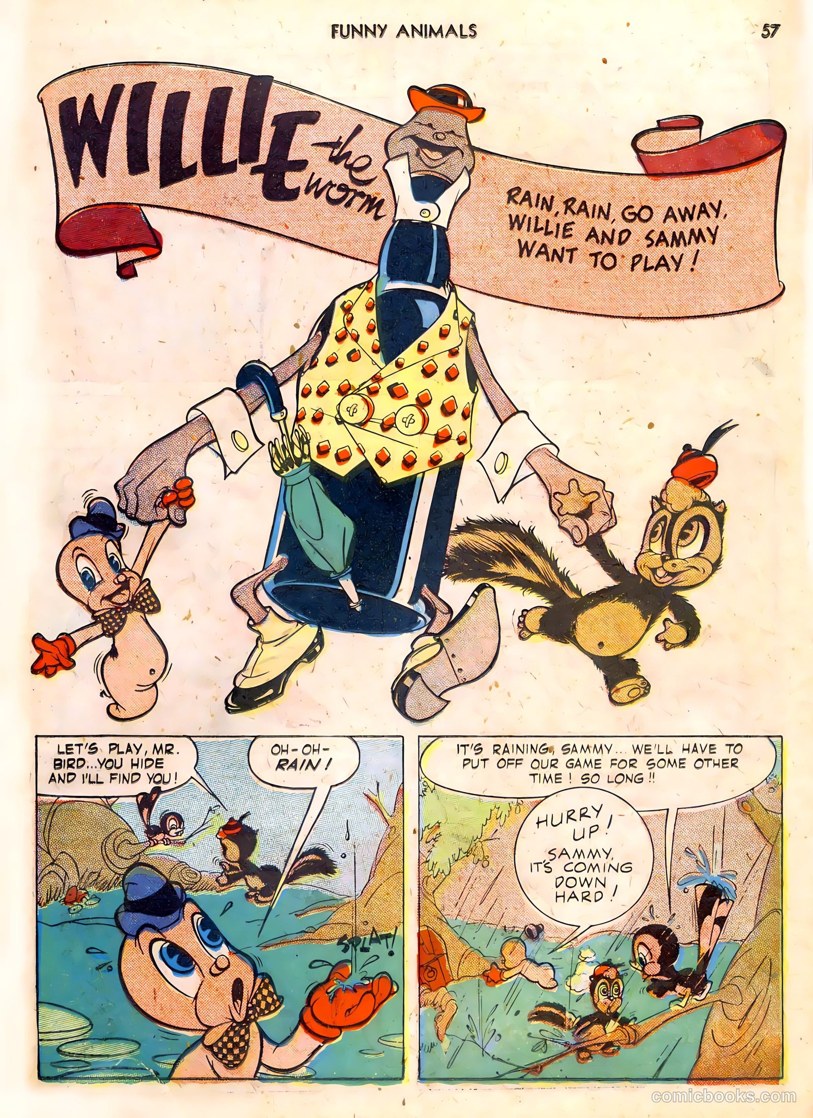 Fawcett's Funny Animals #6 (1943) — page 57 of 68