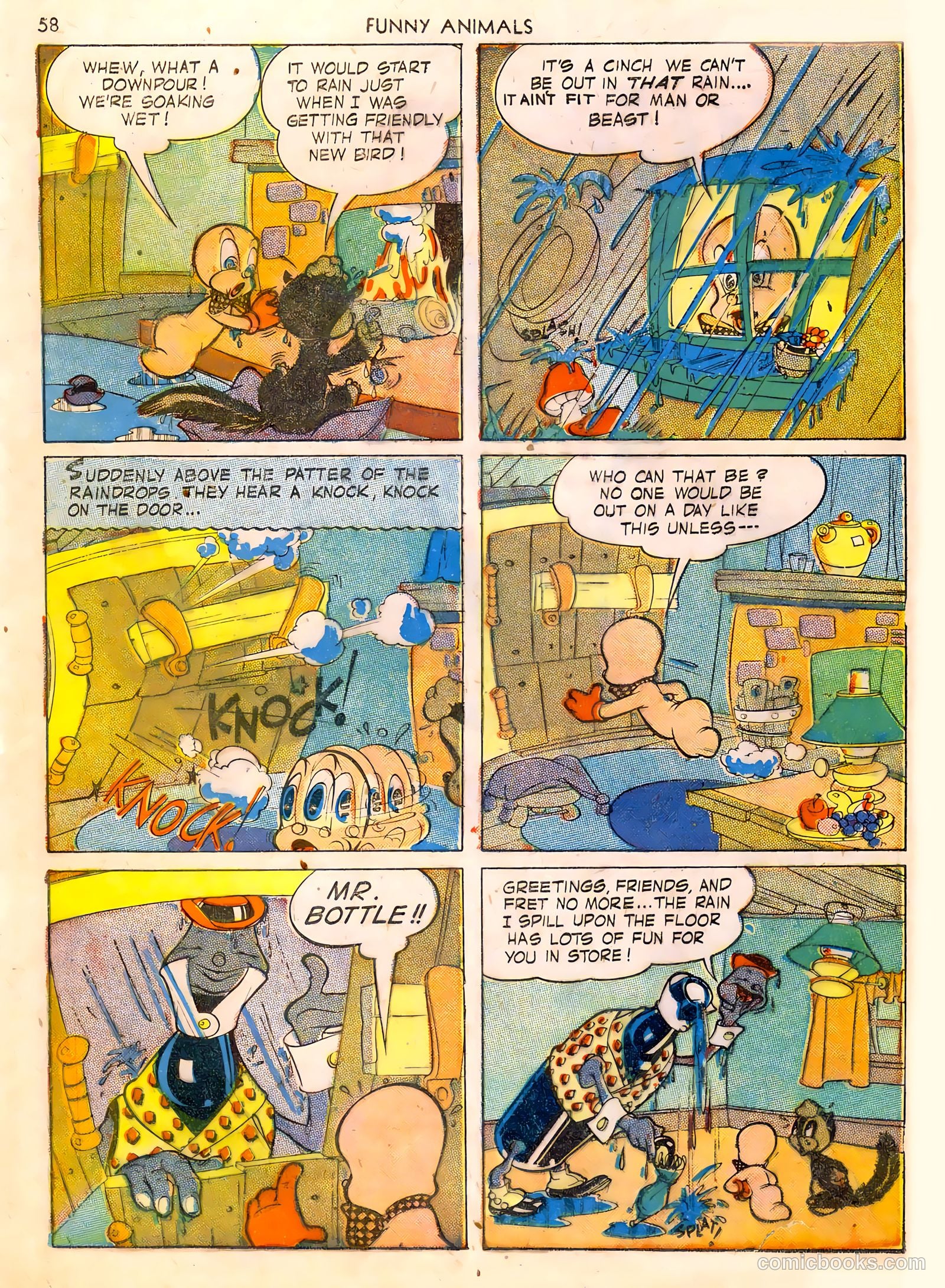 Fawcett's Funny Animals #6 (1943) — page 58 of 68
