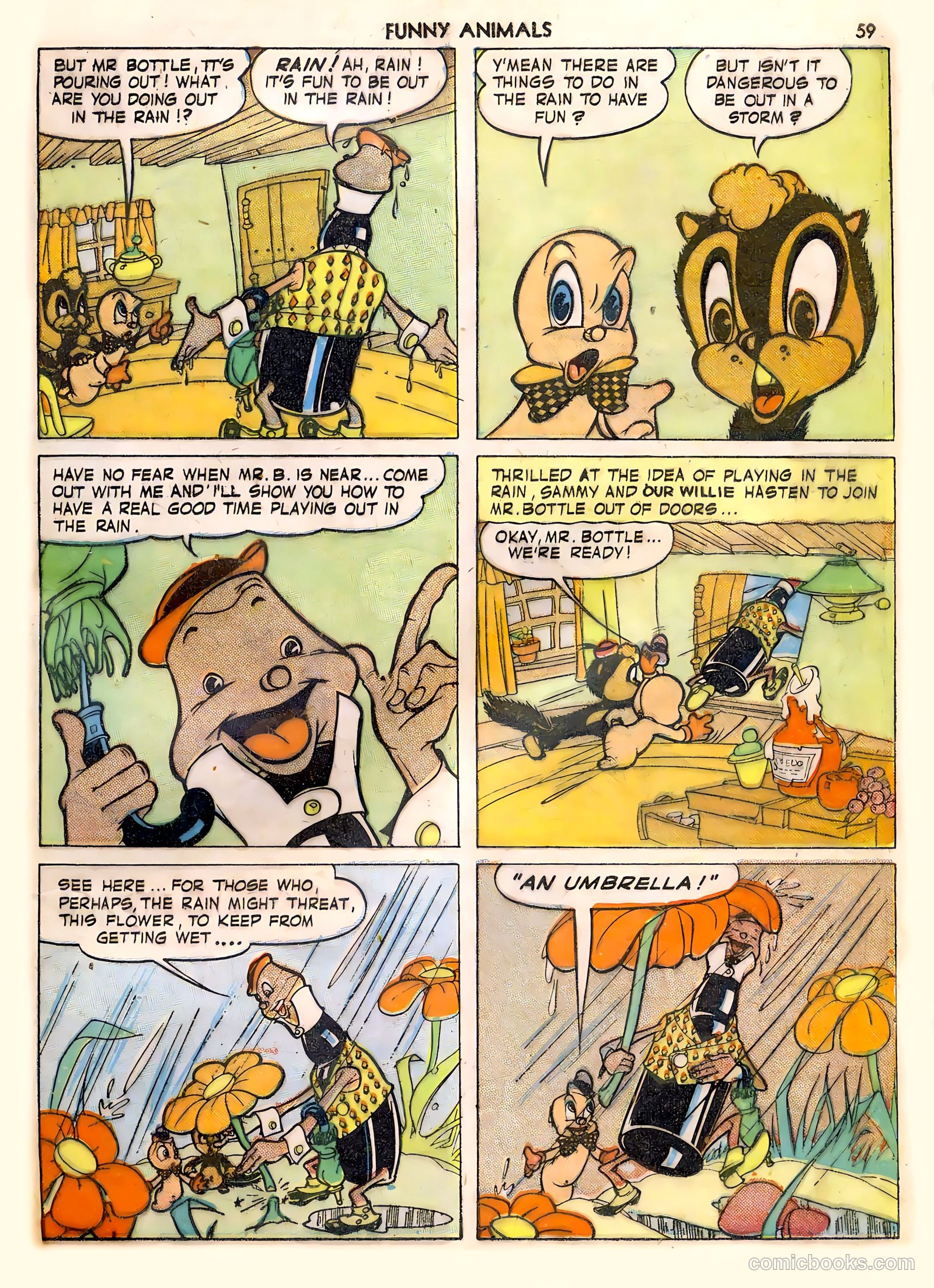Fawcett's Funny Animals #6 (1943) — page 59 of 68