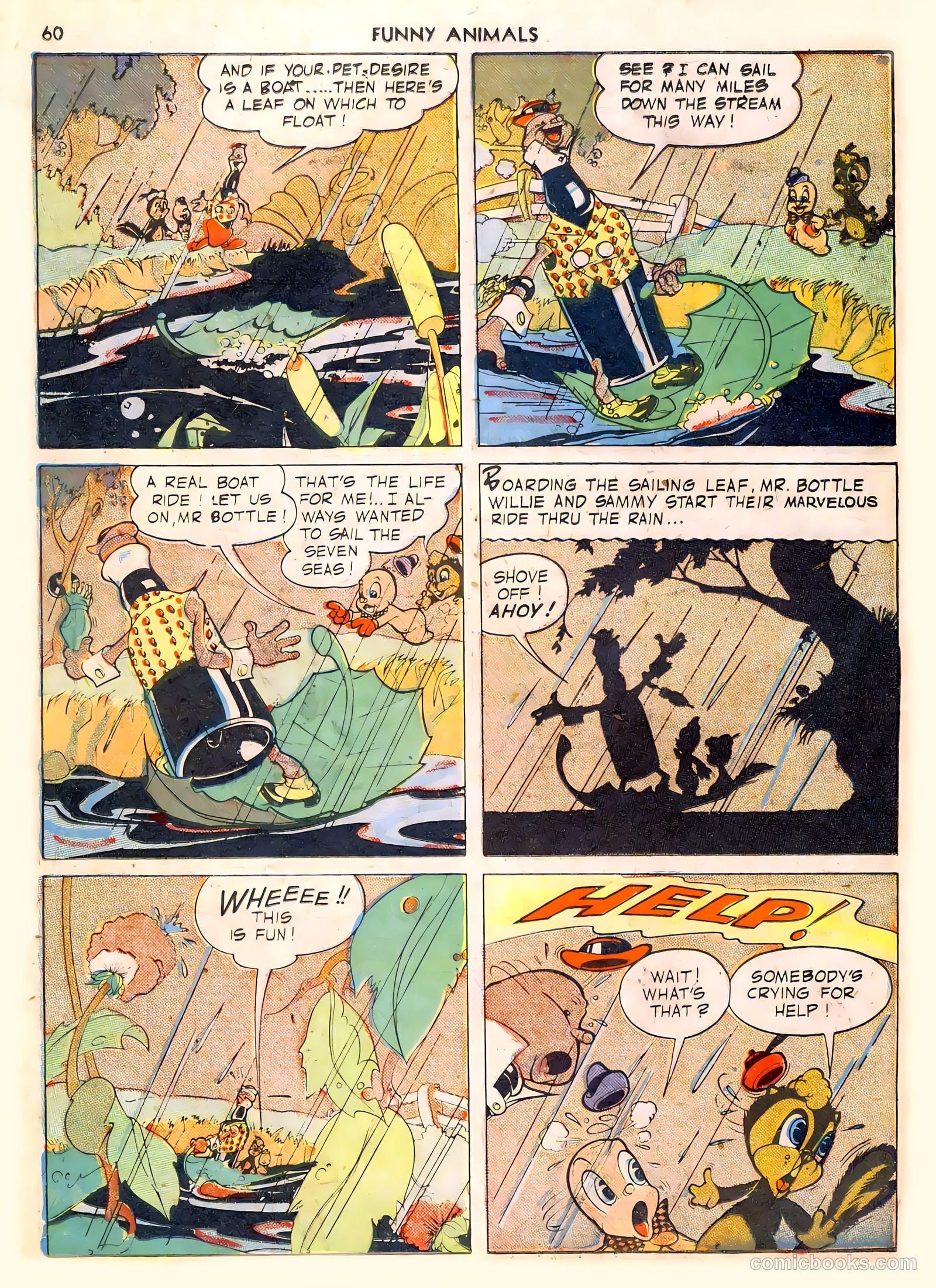 Fawcett's Funny Animals #6 (1943) — page 60 of 68