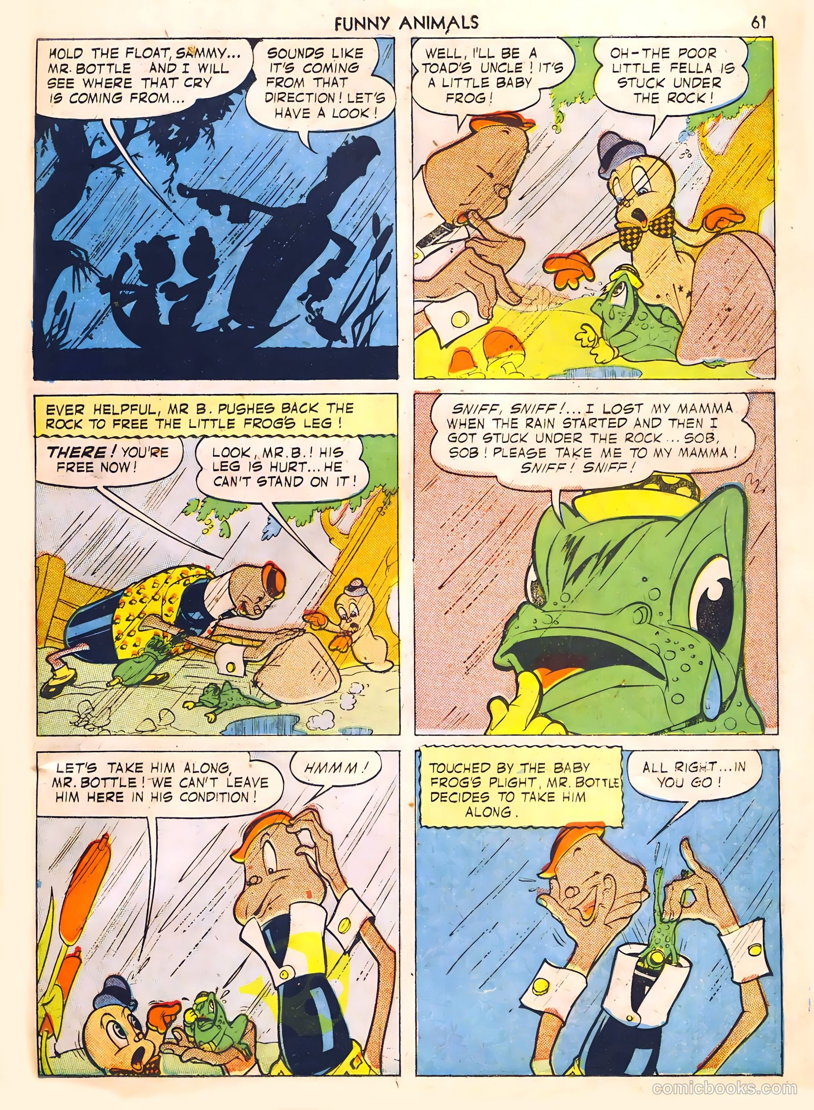 Fawcett's Funny Animals #6 (1943) — page 61 of 68