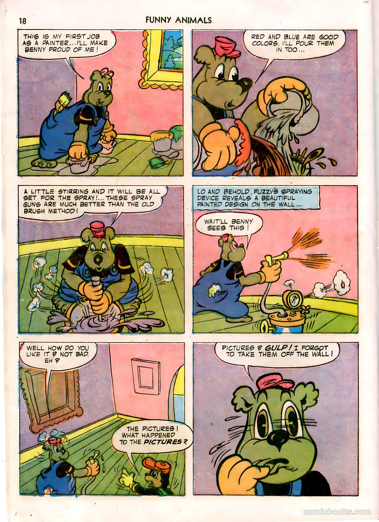 Fawcett's Funny Animals #7 (1943) — page 18 of 68