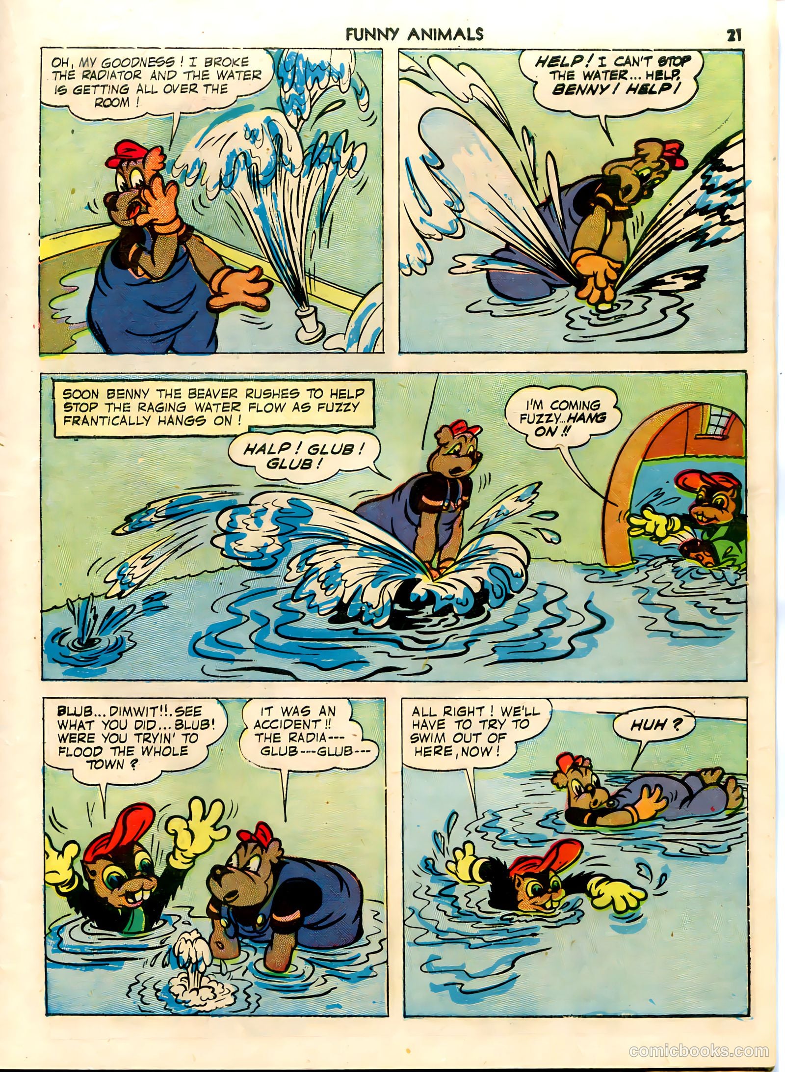 Fawcett's Funny Animals #7 (1943) — page 21 of 68