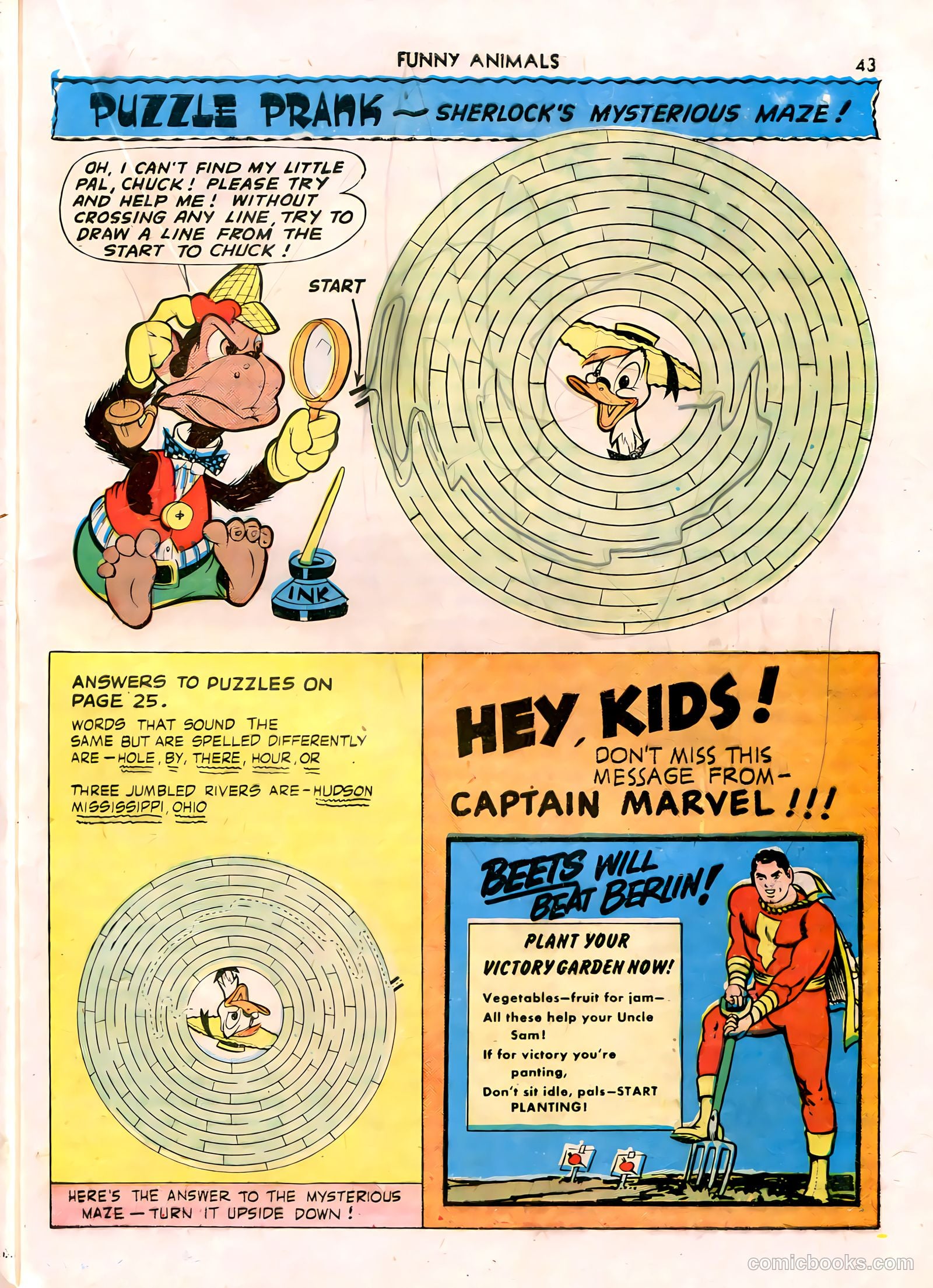 Fawcett's Funny Animals #7 (1943) — page 43 of 68