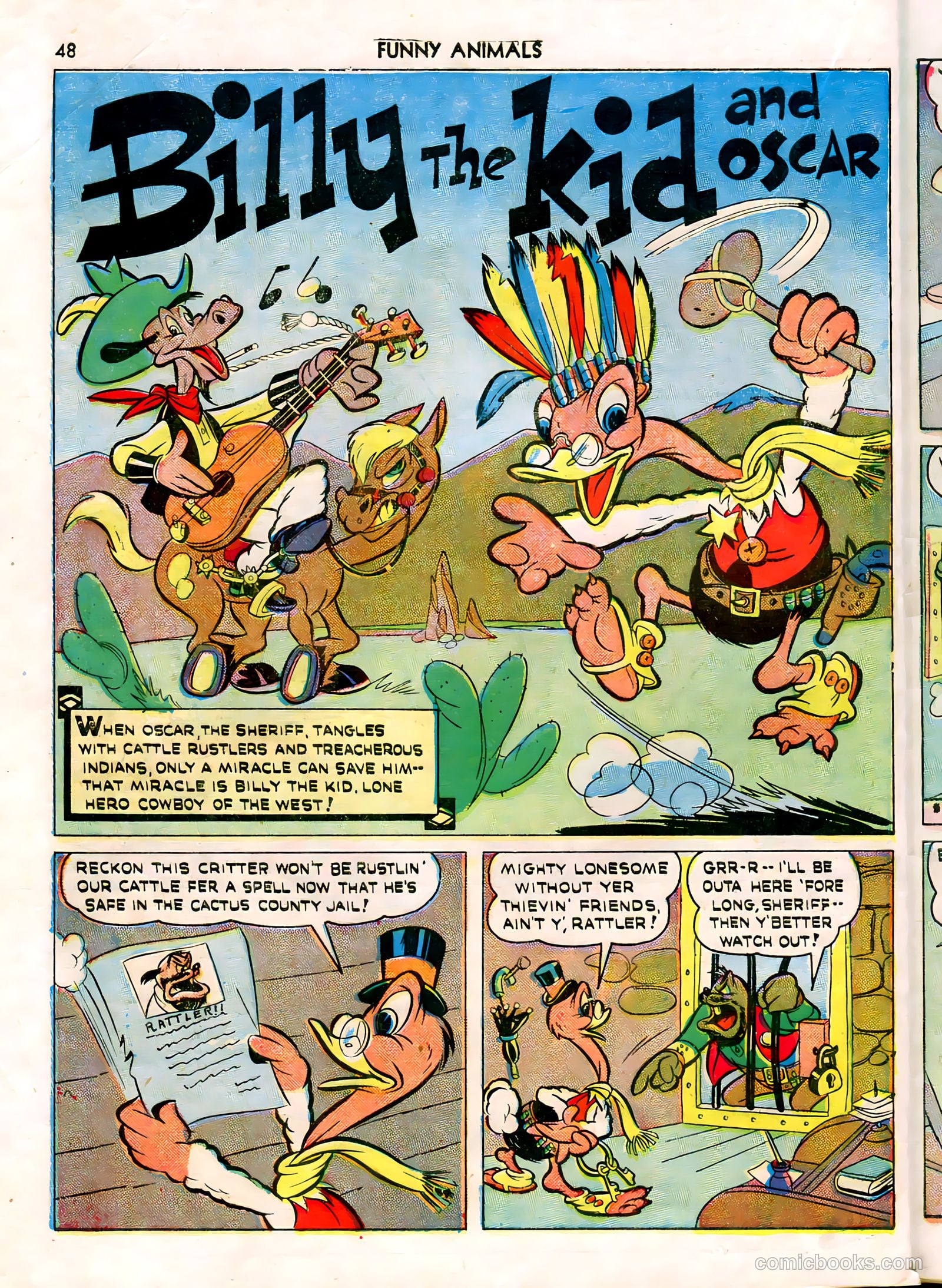 Fawcett's Funny Animals #7 (1943) — page 48 of 68