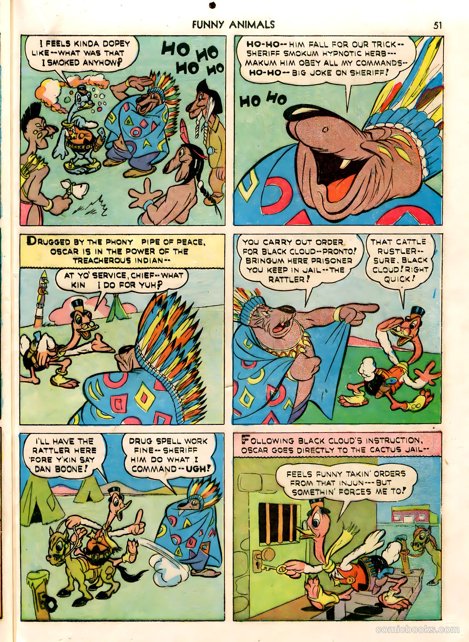 Fawcett's Funny Animals #7 (1943) — page 51 of 68