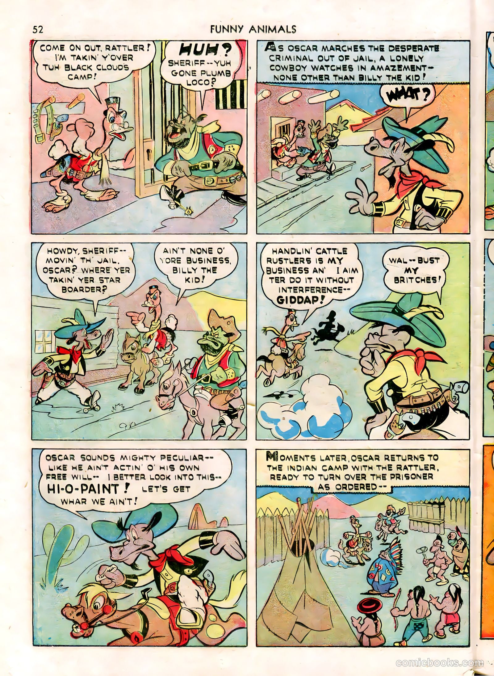 Fawcett's Funny Animals #7 (1943) — page 52 of 68