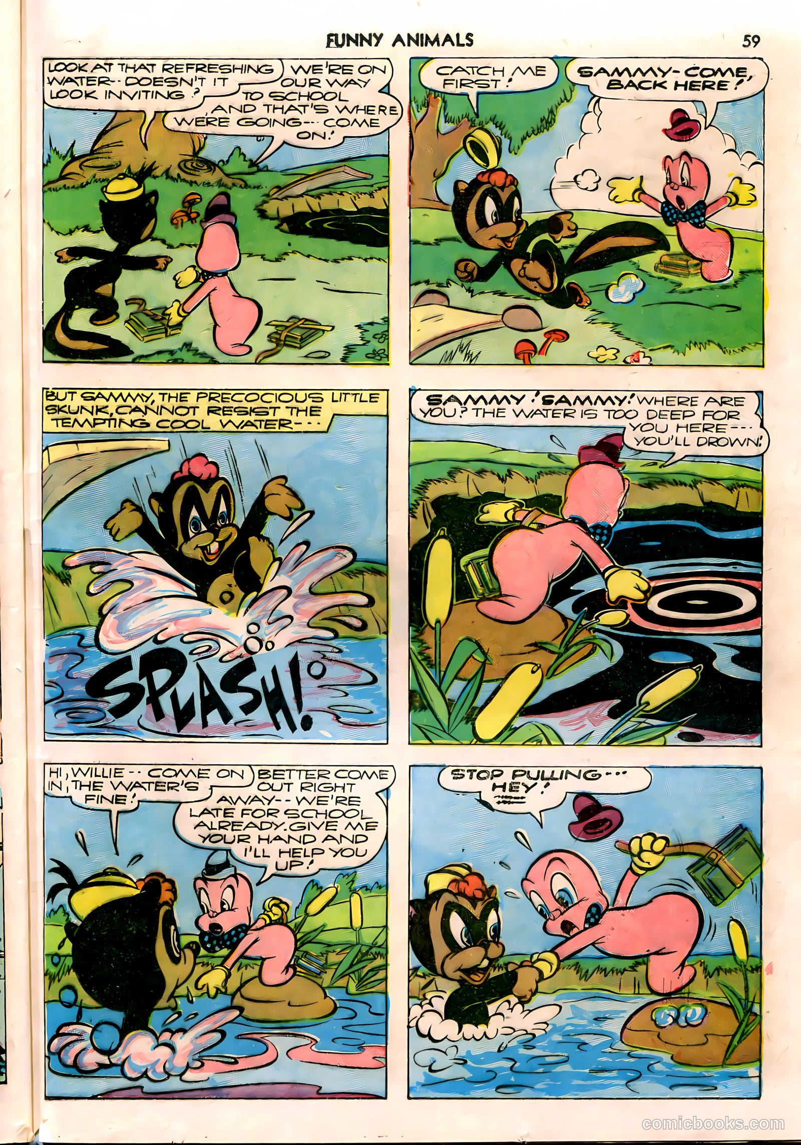 Fawcett's Funny Animals #7 (1943) — page 59 of 68