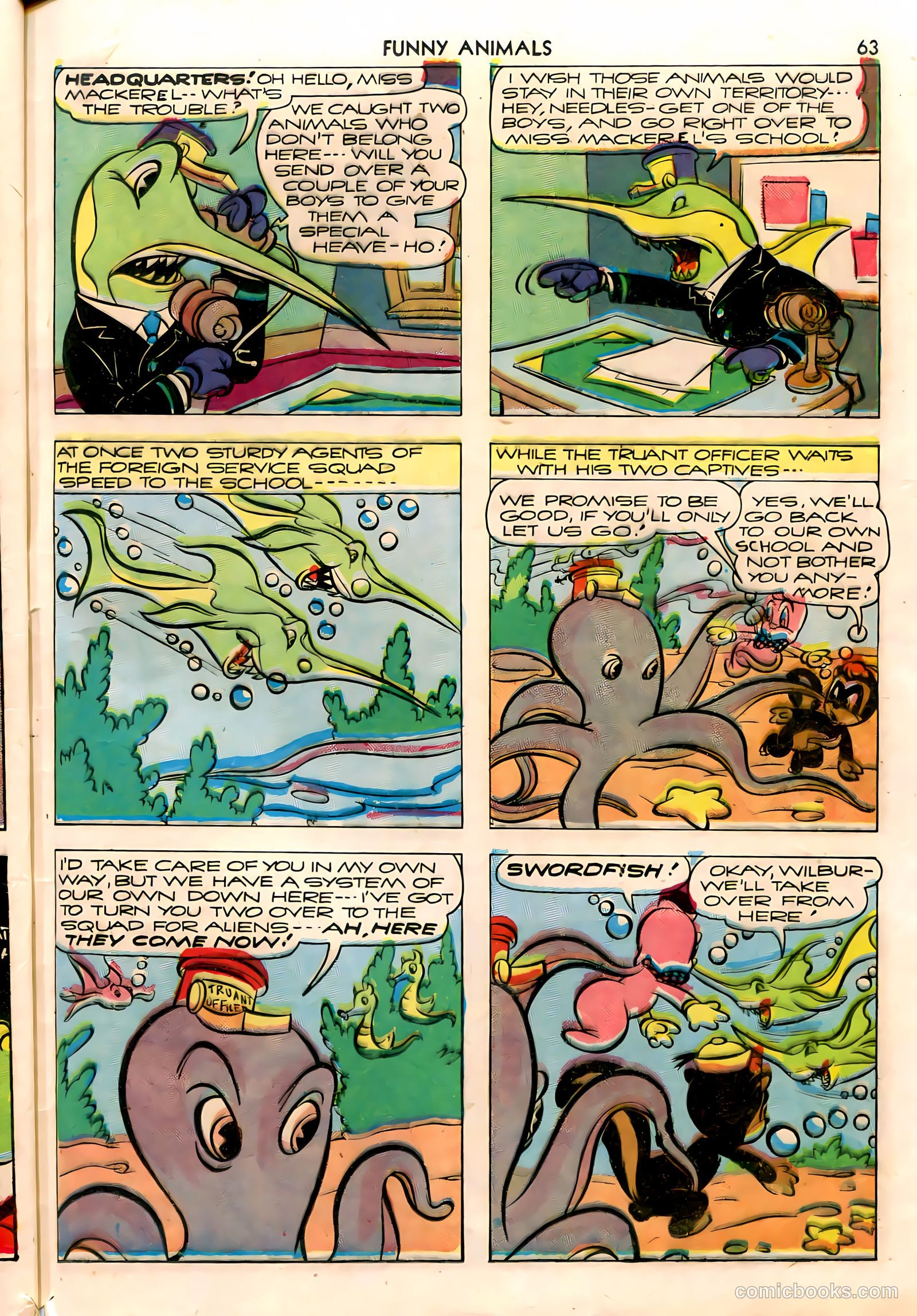 Fawcett's Funny Animals #7 (1943) — page 63 of 68