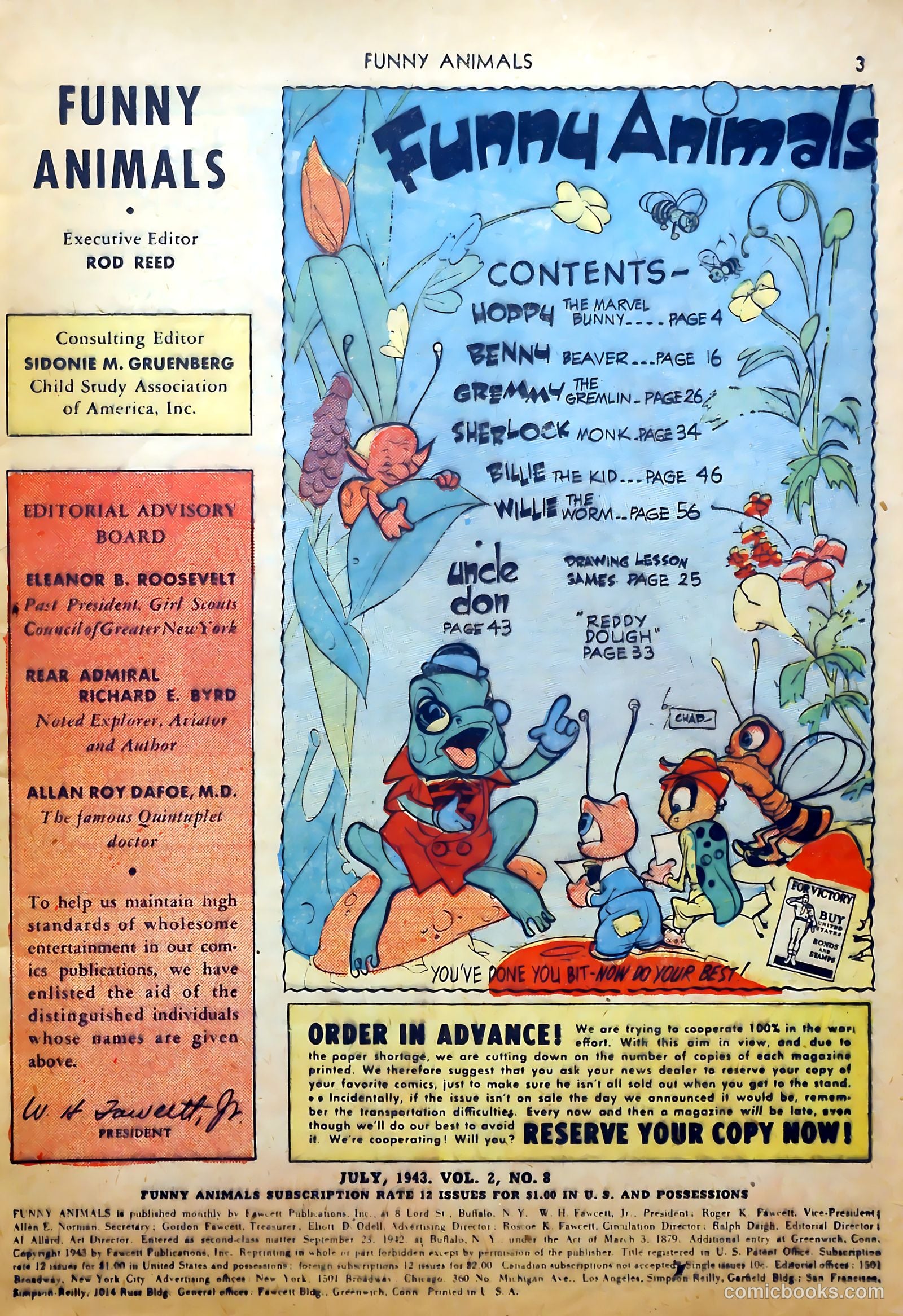 Fawcett's Funny Animals #8 (1943) — page 3 of 68