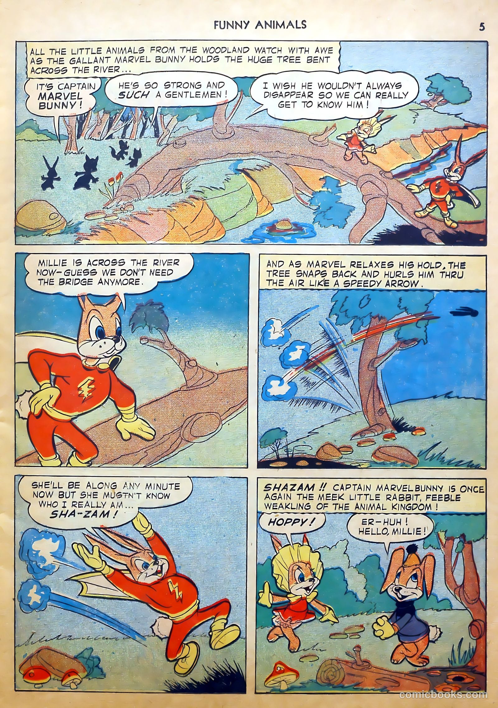 Fawcett's Funny Animals #8 (1943) — page 5 of 68